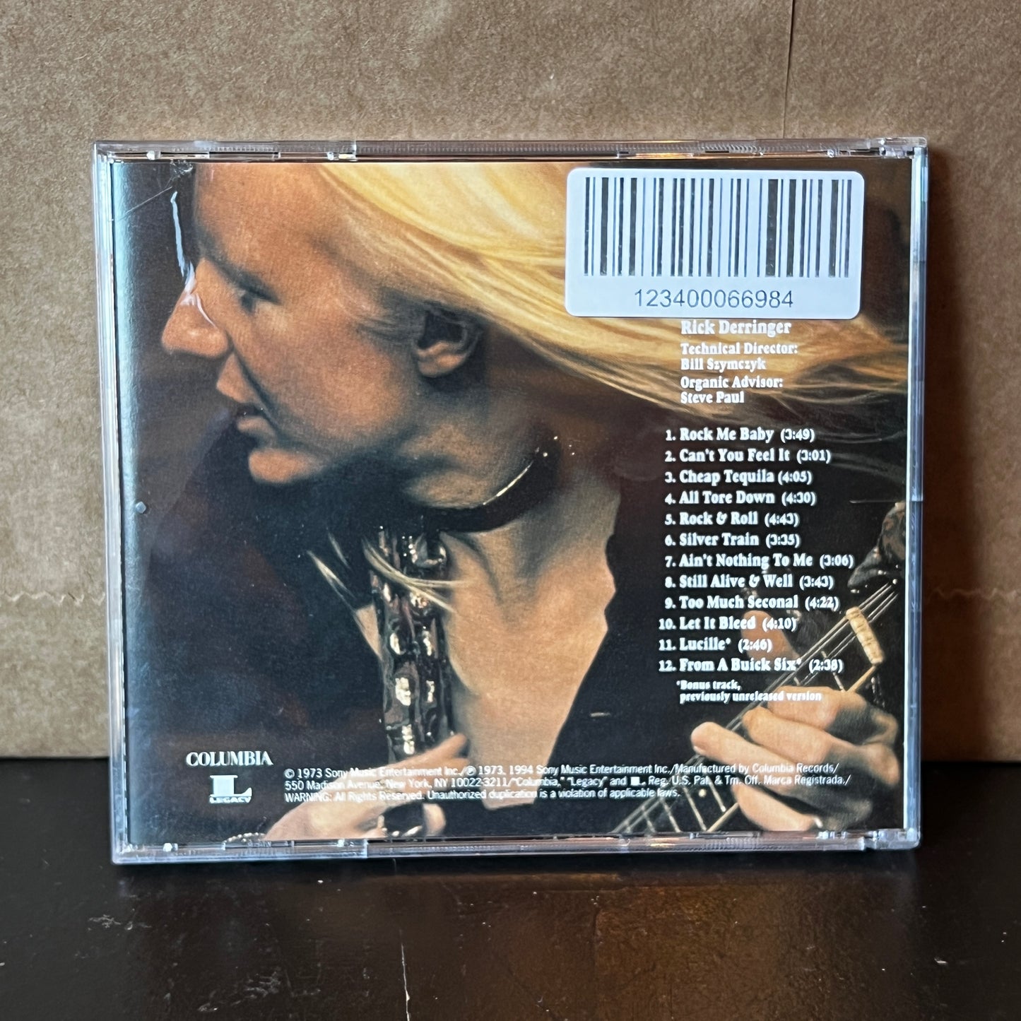 Used CD: Johnny Winter "Still Alive And Well" CD