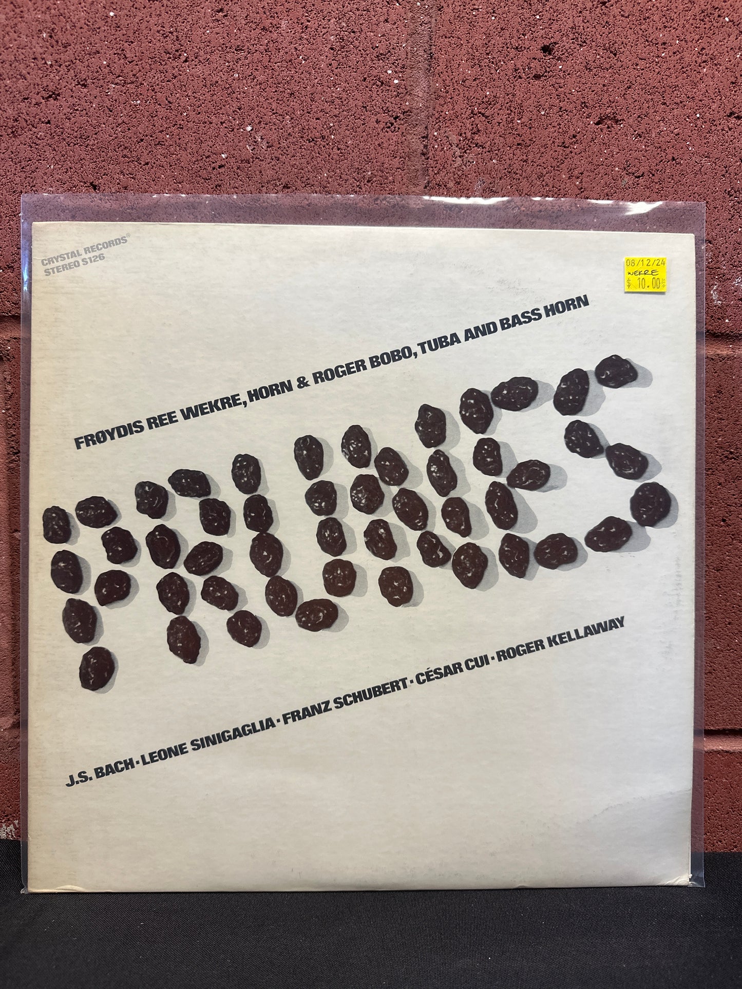 Used Vinyl: Froydis Ree Wekre & Roger Bobo "Prunes" LP