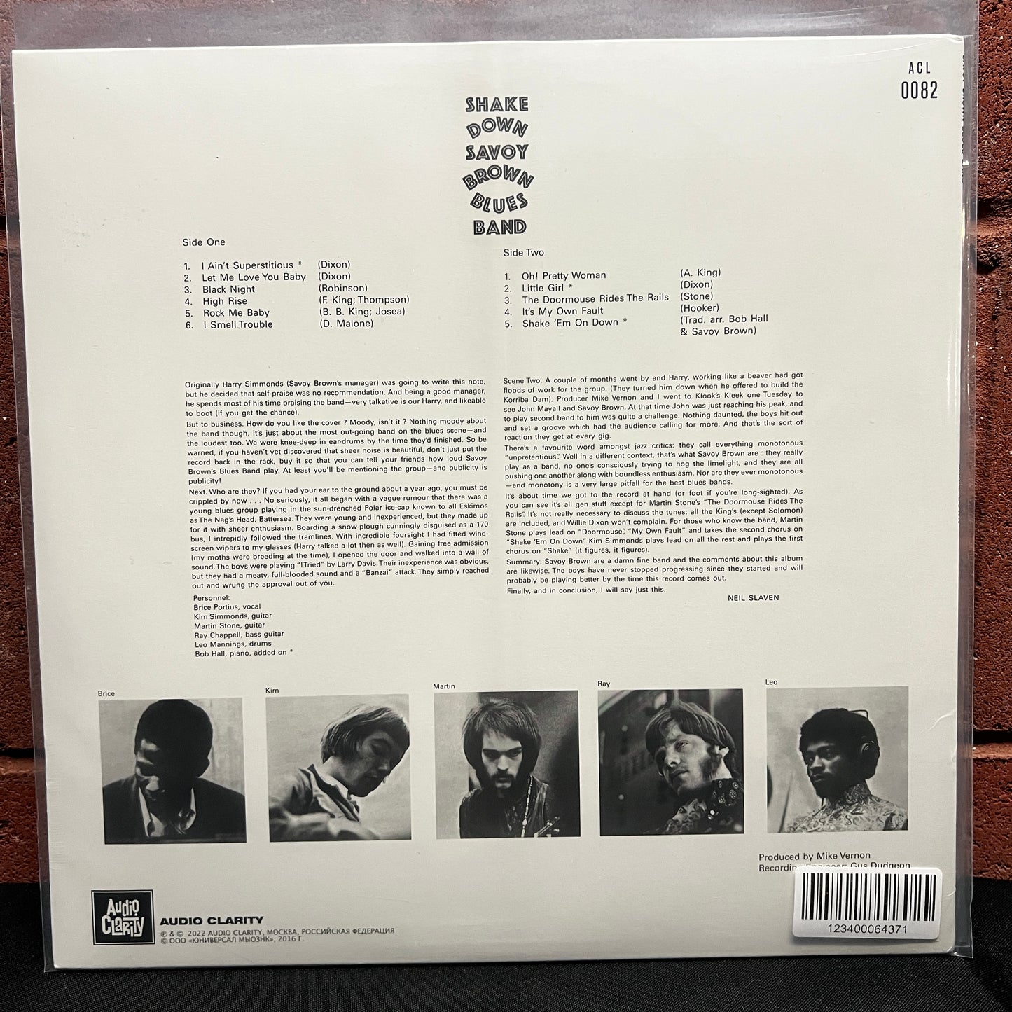 Used Vinyl: Savoy Brown Blues Band "Shake Down" LP (Sealed - Import)