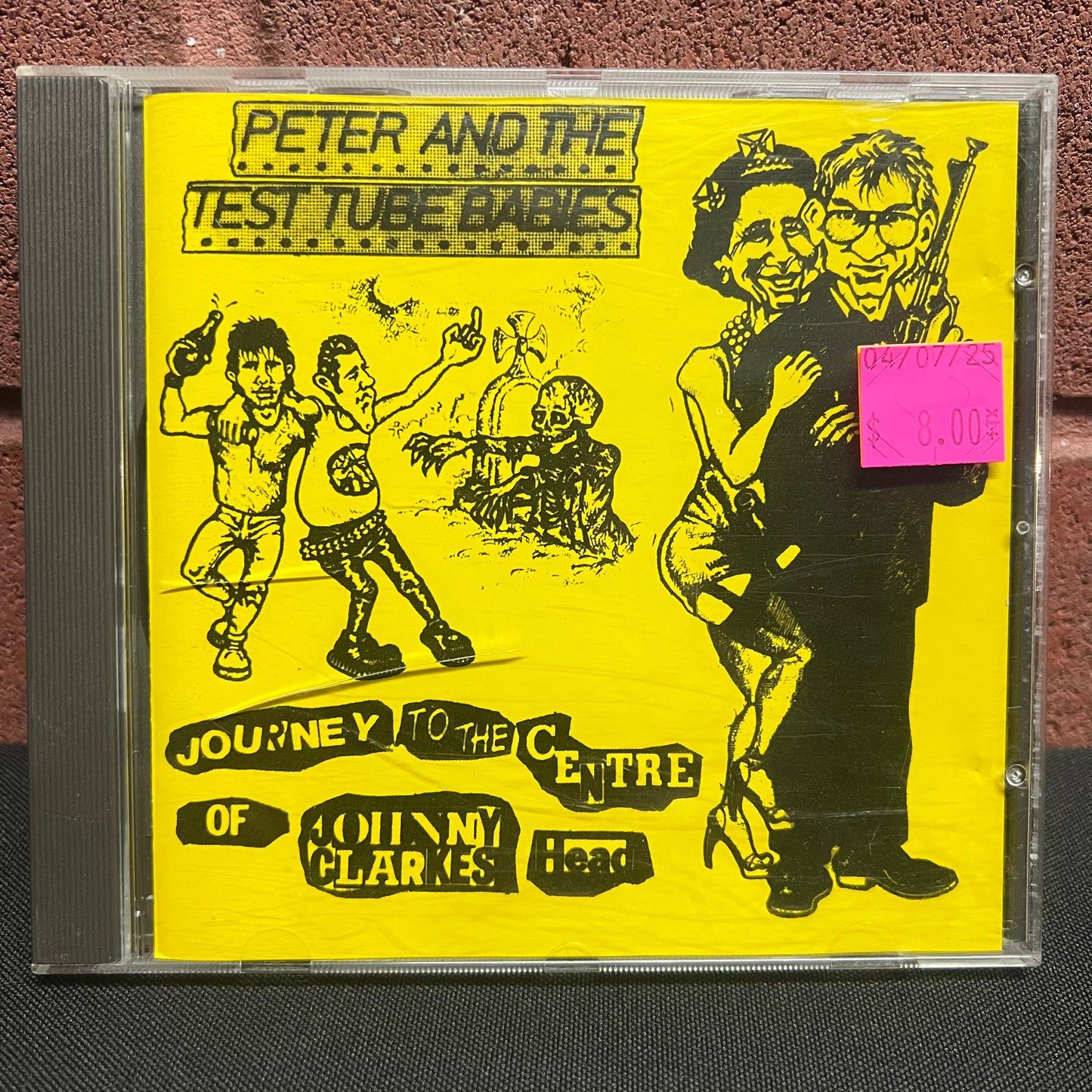 Used CD: Peter And The Test Tube Babies "Journey To The Center Of Johnny Clarke's Head" CD