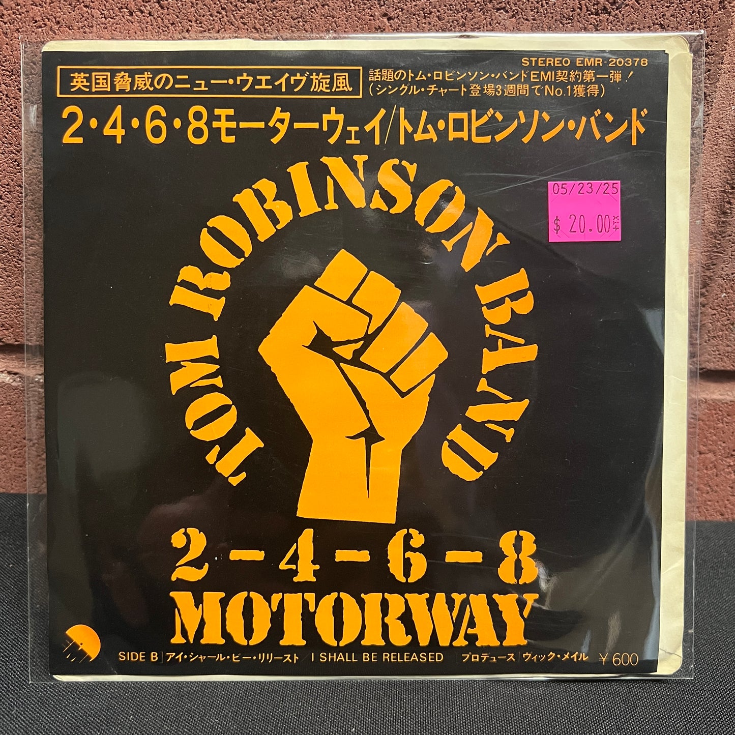 Used Vinyl: Tom Robinson Band "2-4-6-8 Motorway" 7" (White Label Japanese Press)