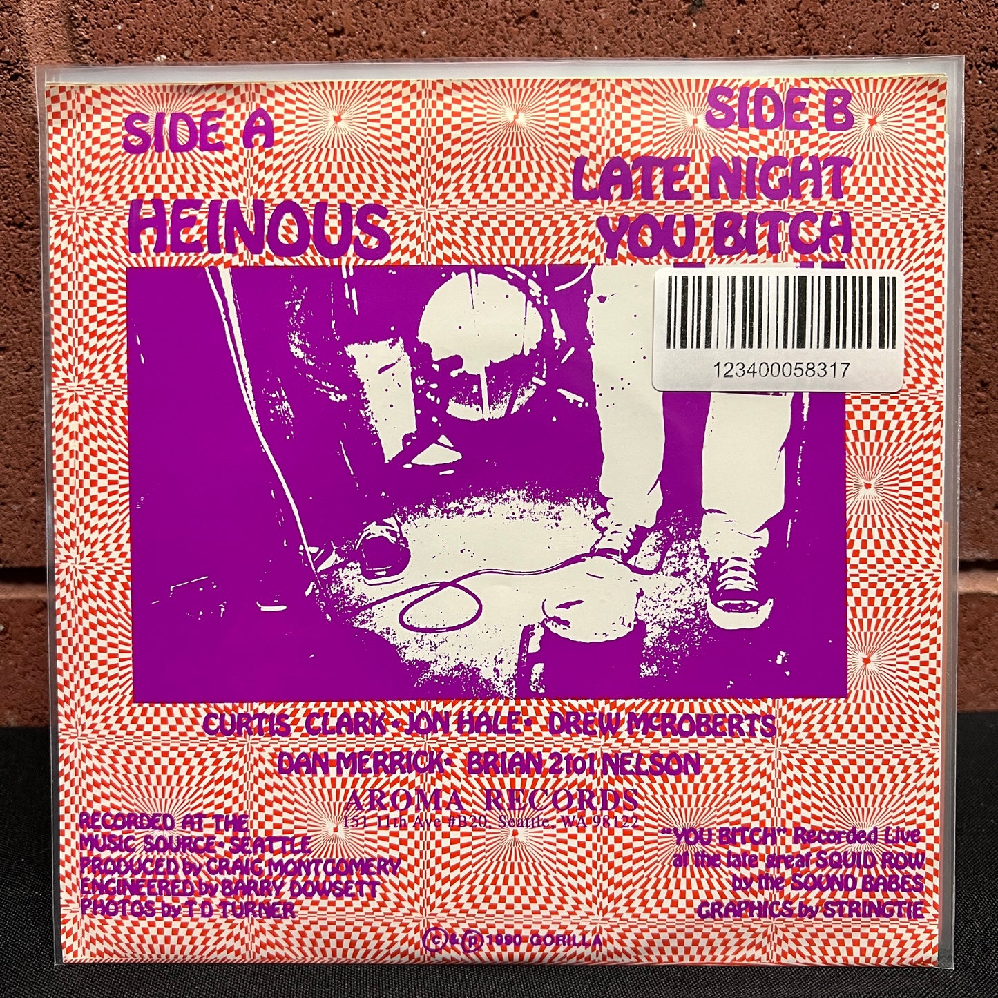 Used Vinyl: Gorilla "Heinous" 7"