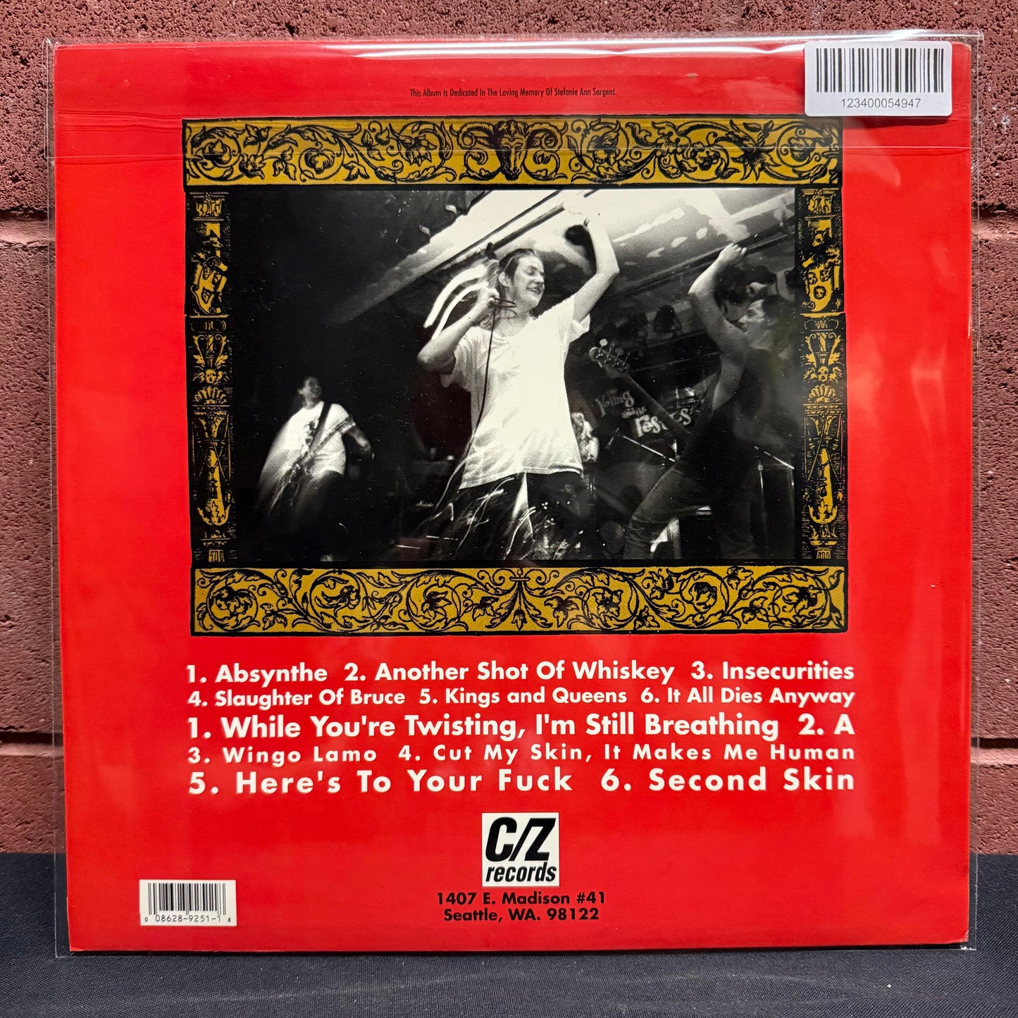 Used Vinyl: The Gits "Frenching The Bully" LP (1992 CZ Red Vinyl press w/Insert)