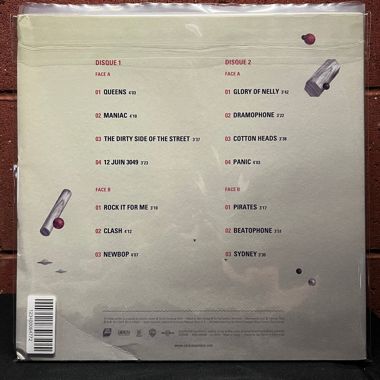 Used Vinyl: Caravan Palace "Panic" 2xLP (2012 French Press - White Vinyl)