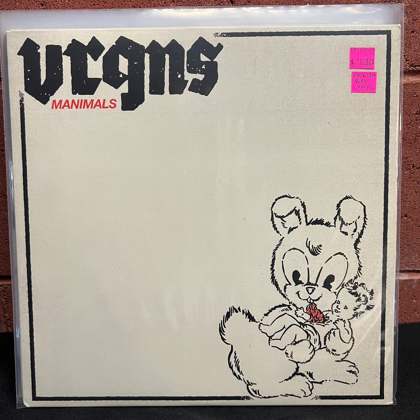 Used Vinyl: Vrgns "Manimals" LP (Pink/Red Vinyl)
