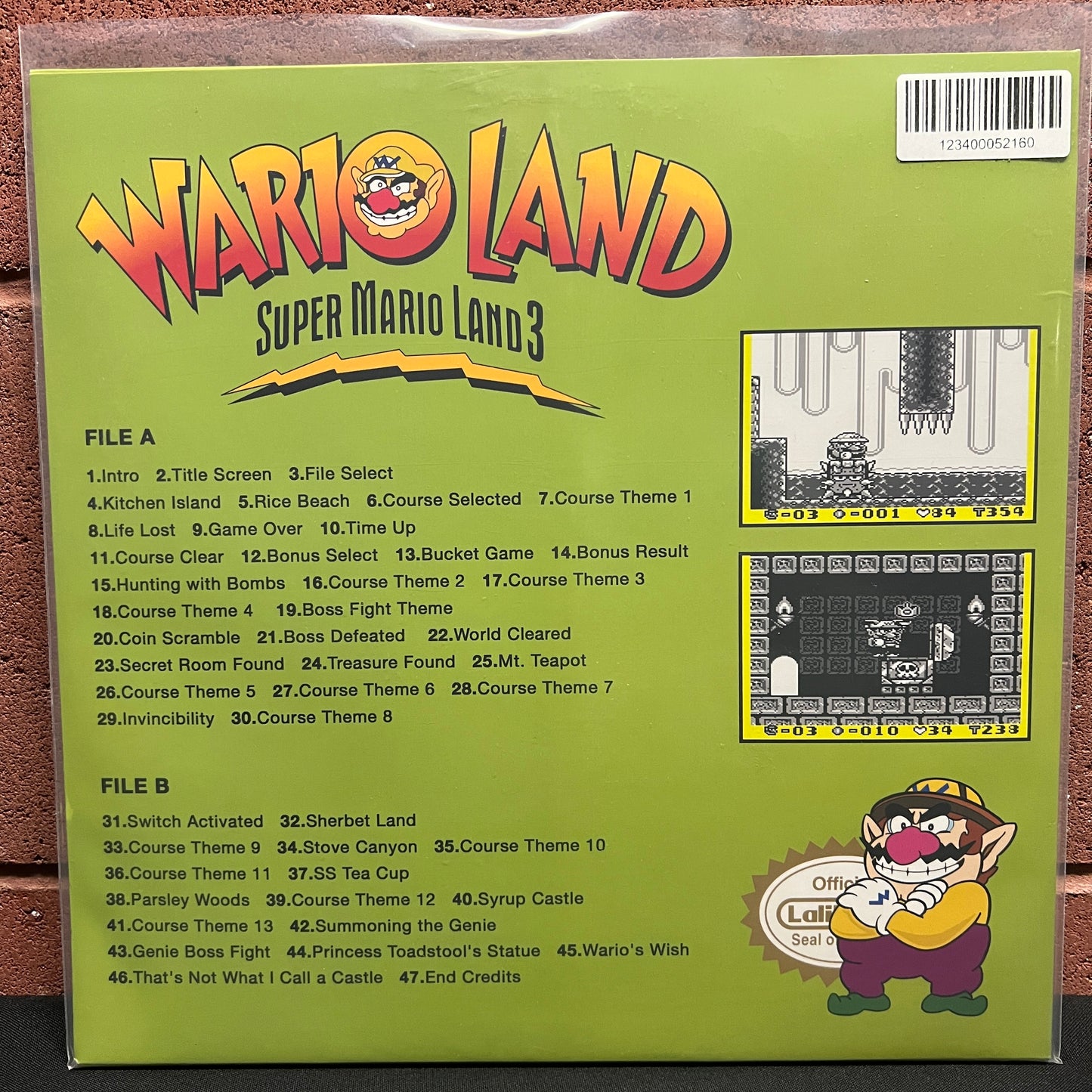 Used Vinyl: Ryoji Yoshitomi & Kozue Ishikawa "Wario Land: Super Mario Land 3" LP (Blue & Magenta Vinyl)