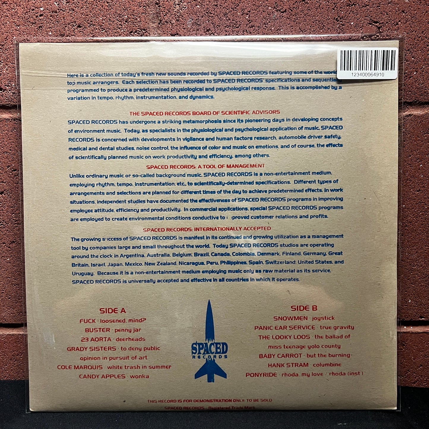 Used Vinyl: V/A - "Rock Scientist" LP (1996 Press)