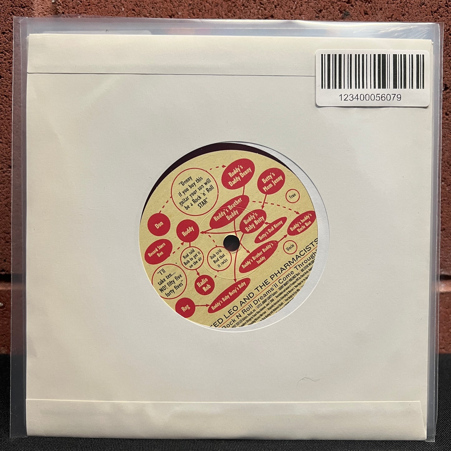 Used Vinyl: Zach Galifianakis/Ted Leo & The Pharmacists "Split" 7" (Red Vinyl)