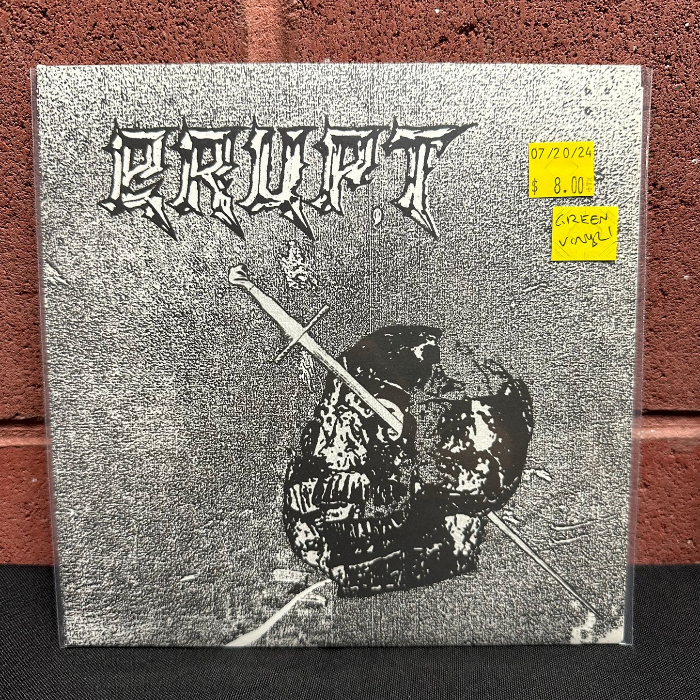 Used Vinyl: Erupt "Left To Rot" 7" (Green vinyl)