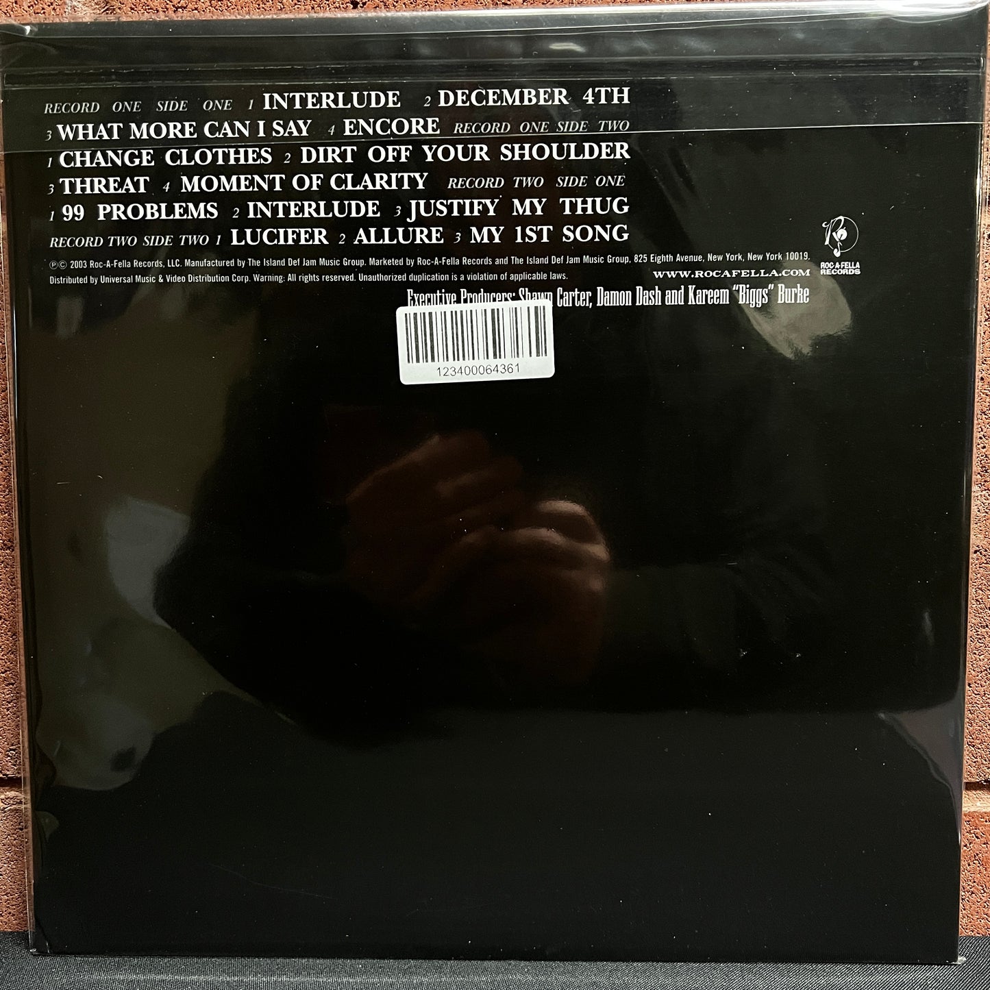 Used Vinyl: Jay-Z "The Black Album" 2xLP