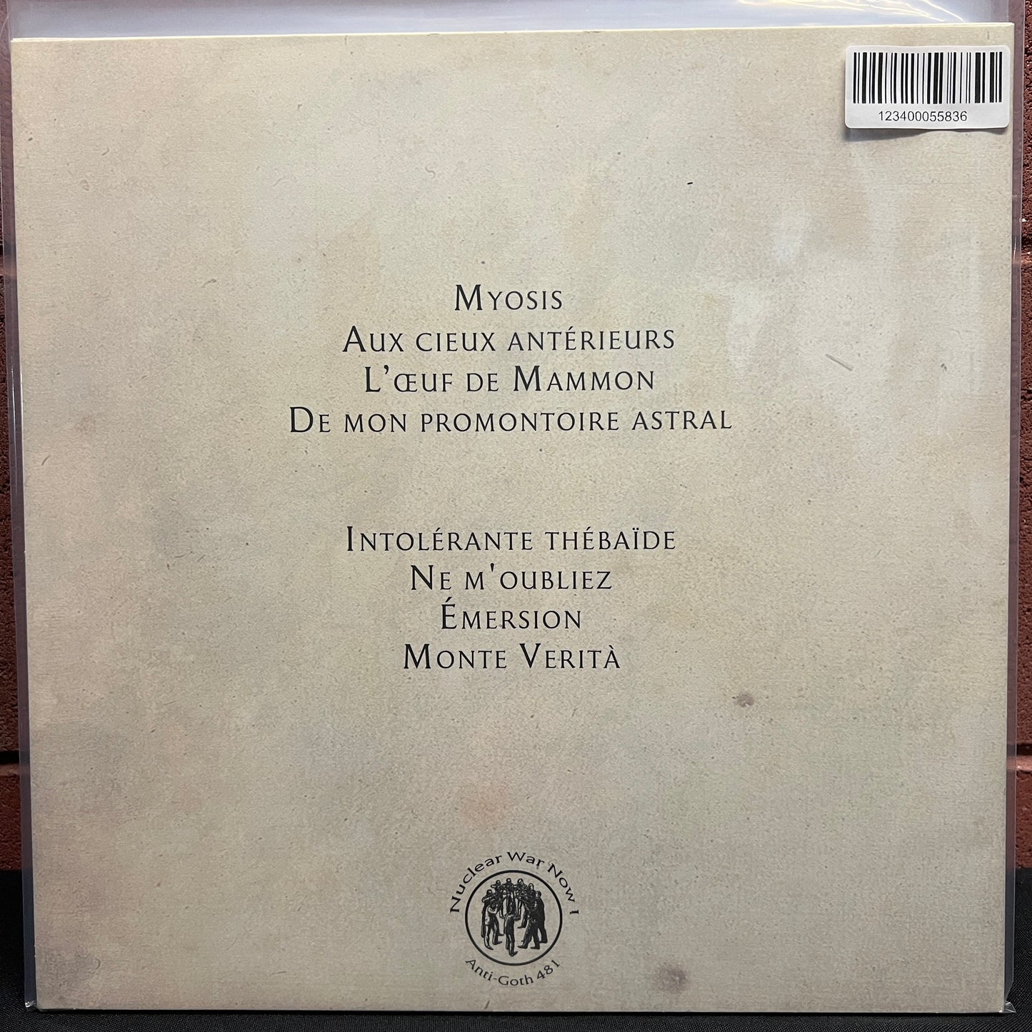 Used Vinyl: Cenotaphe "Monte Verita" LP