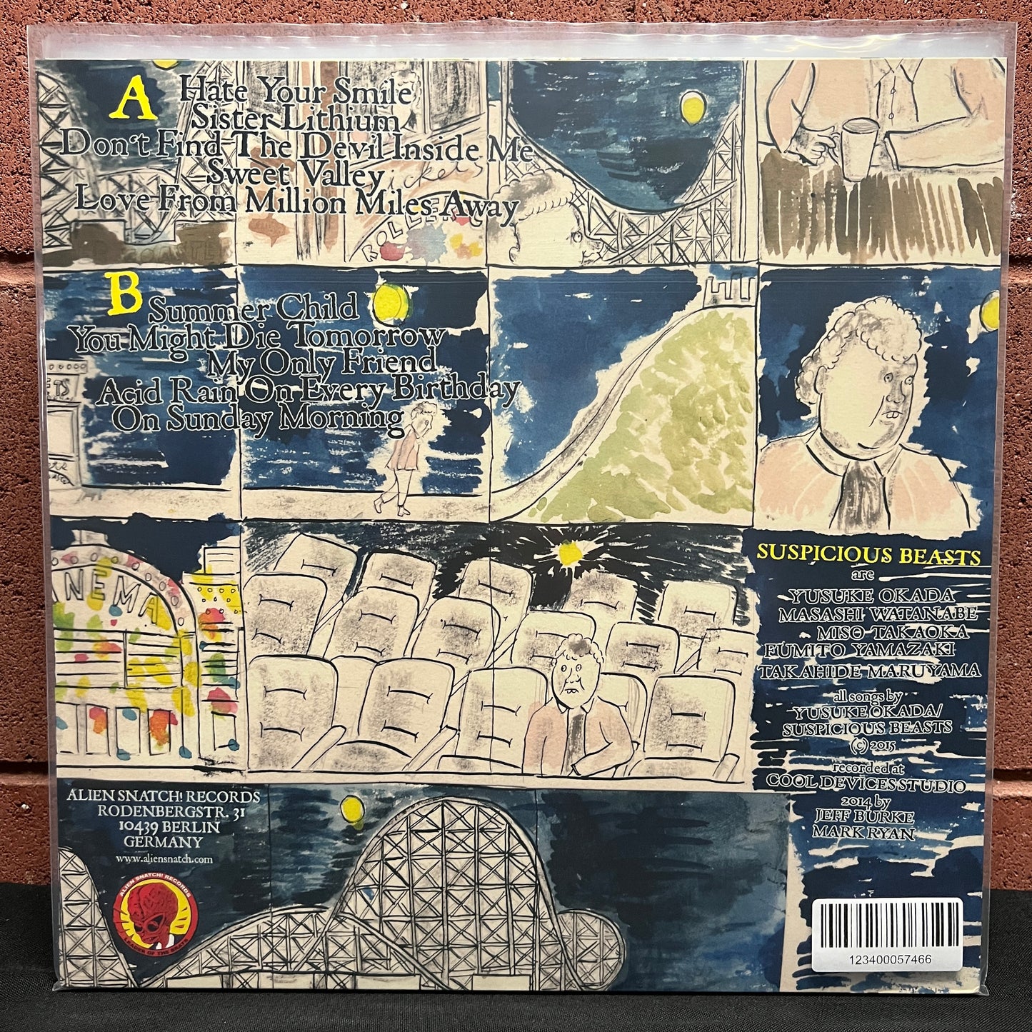 Used Vinyl: Suspicious Beasts "Might Die Tomorrow" LP