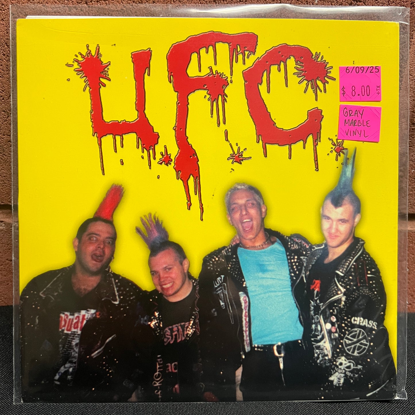 Used Vinyl: U.F.C. "U.F.C." 7" (Gray Marble Vinyl)