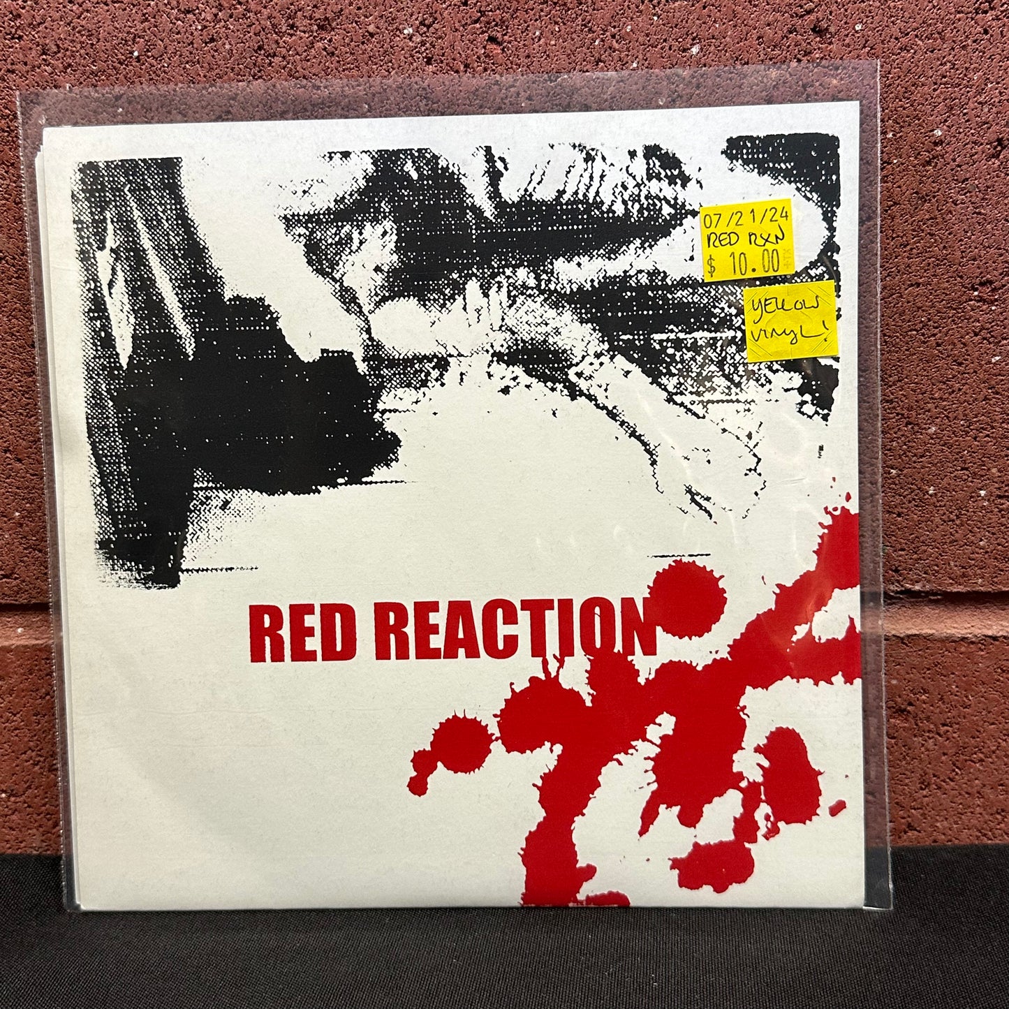 Used Vinyl: Red Reaction "Red Reaction" 7" (Yellow vinyl)
