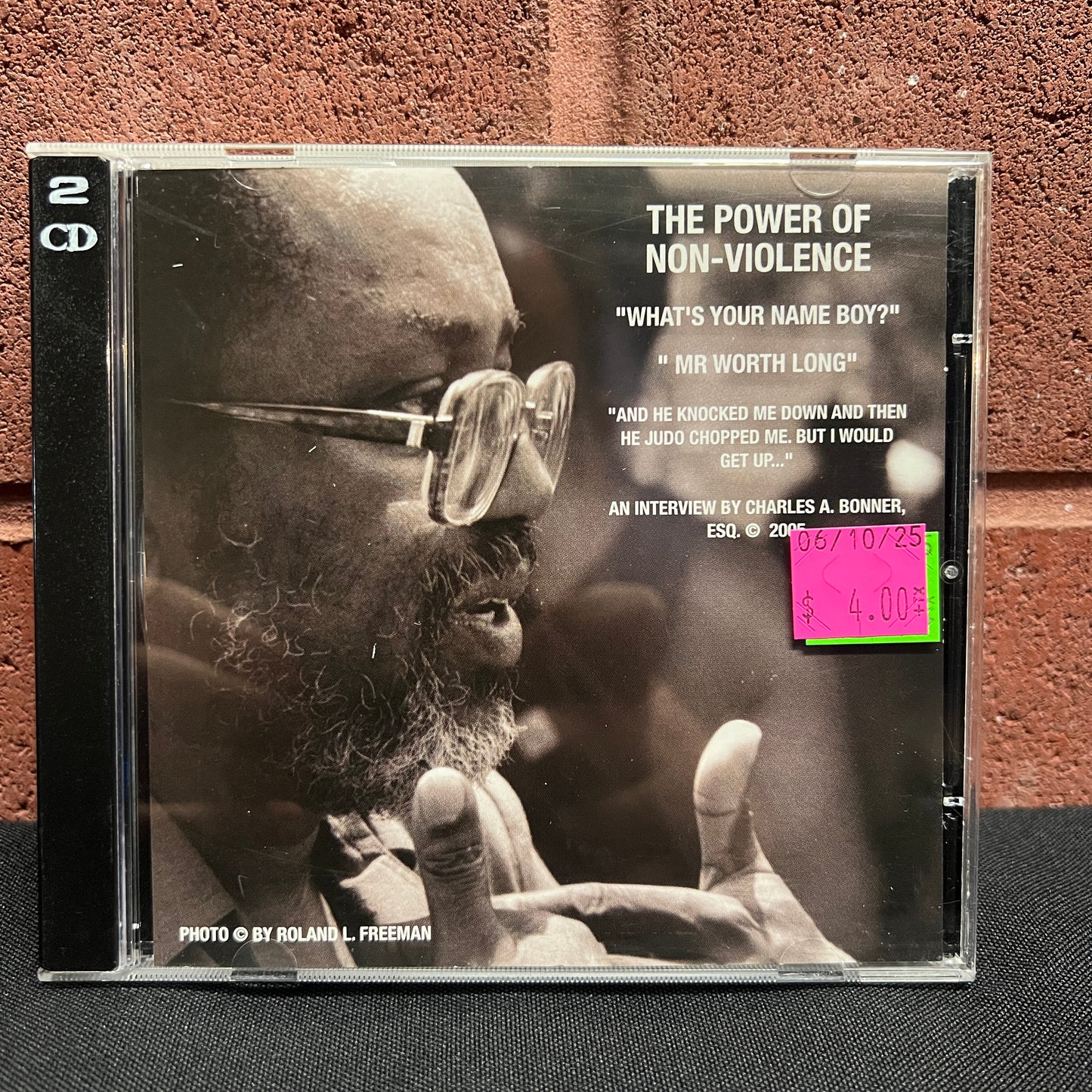 Used CD: Worth Long "Worth Long Interview: The Power of Non-Violence" CD