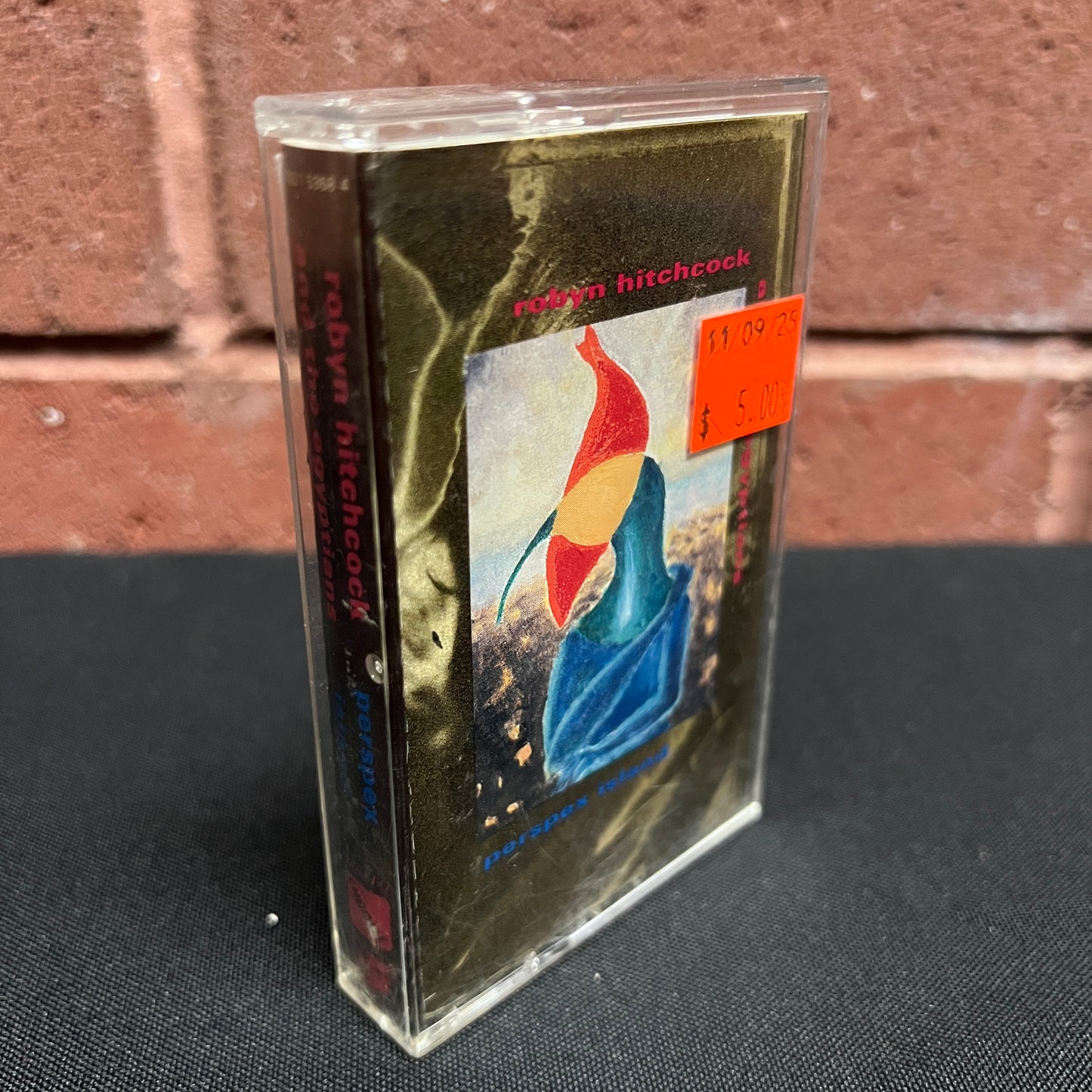 Used Cassette: Robyn Hitchcock And The Egyptians "Perspex Island" Tape