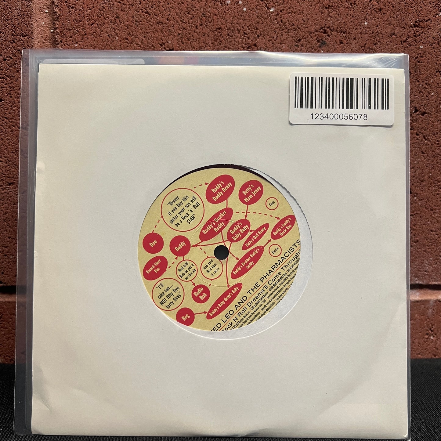 Used Vinyl: Zach Galifianakis/Ted Leo & The Pharmacists "Split" 7" (Red Vinyl)