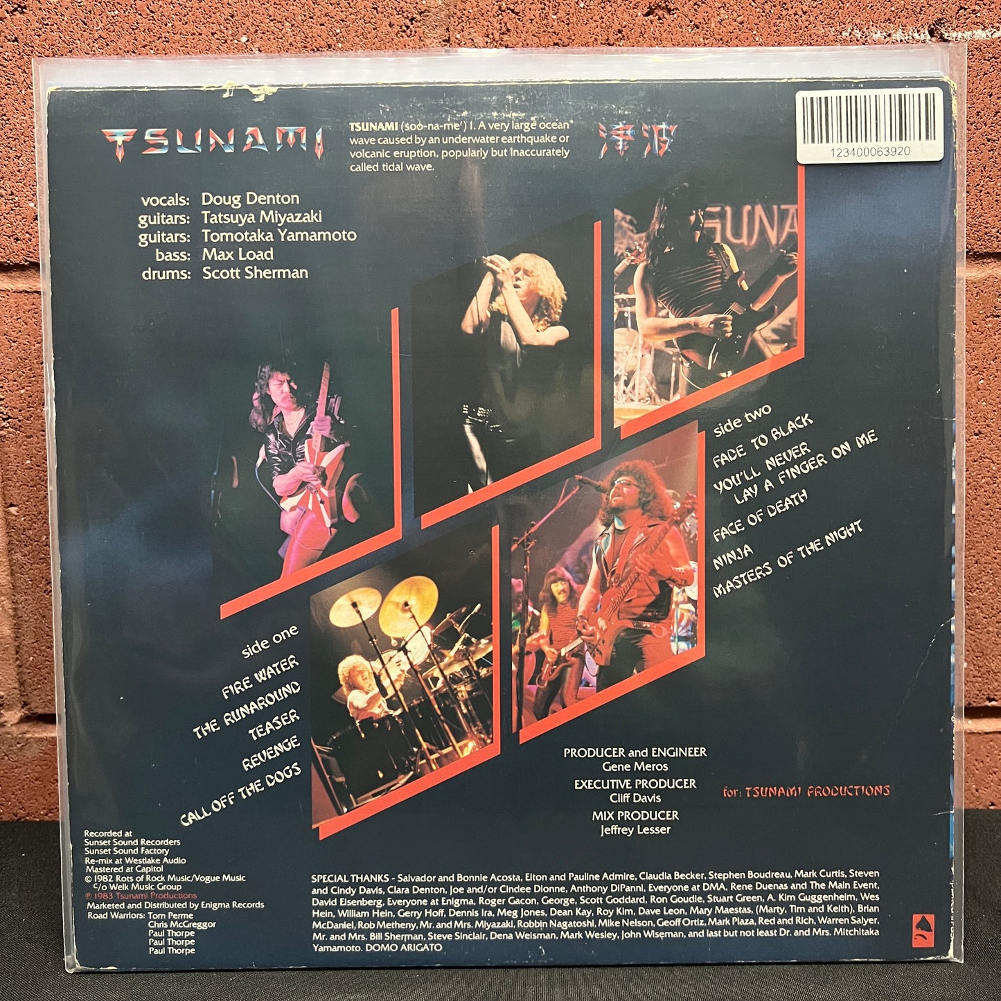 Used Vinyl: Tsunami "S/T" LP (1983 Press)