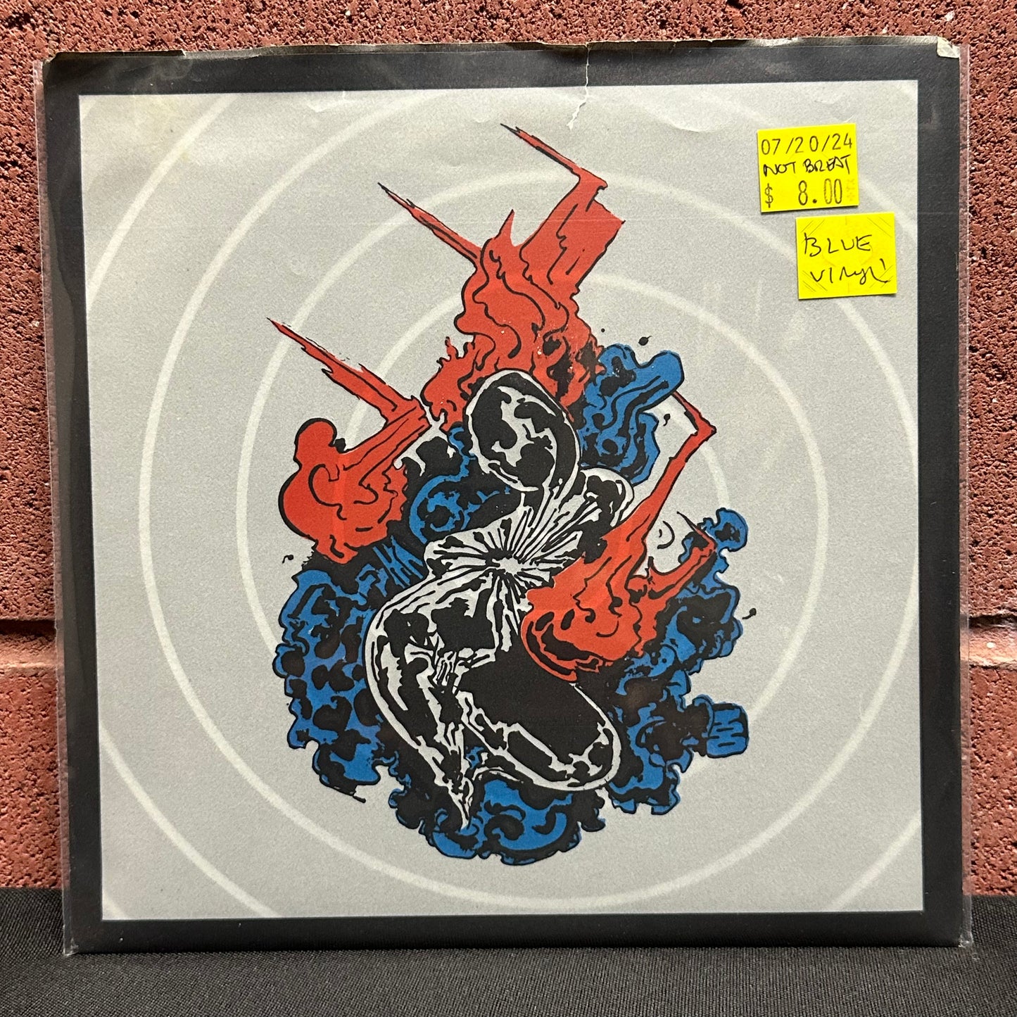 Used Vinyl: Not Breathing "Ode To She•Tah•Rah / Atlantis" 7" (Blue vinyl)