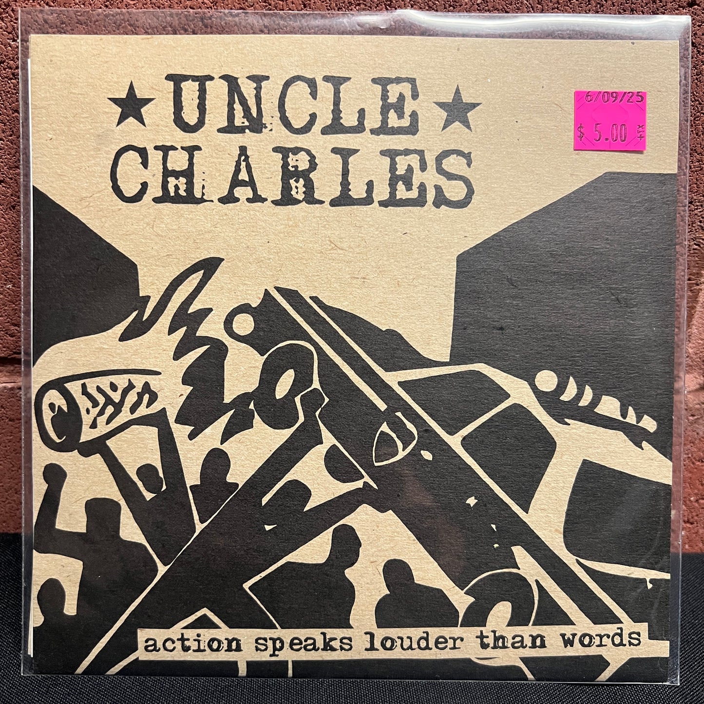 Used Vinyl: Uncle Charles "Action Speaks Louder Than Words" 7"