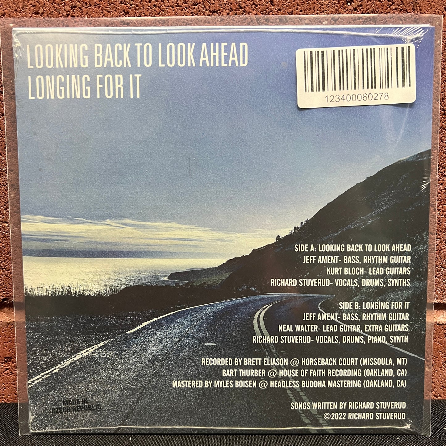 Used Vinyl: Richard Stuverud "Looking Back To Look Ahead" 7" (sealed)