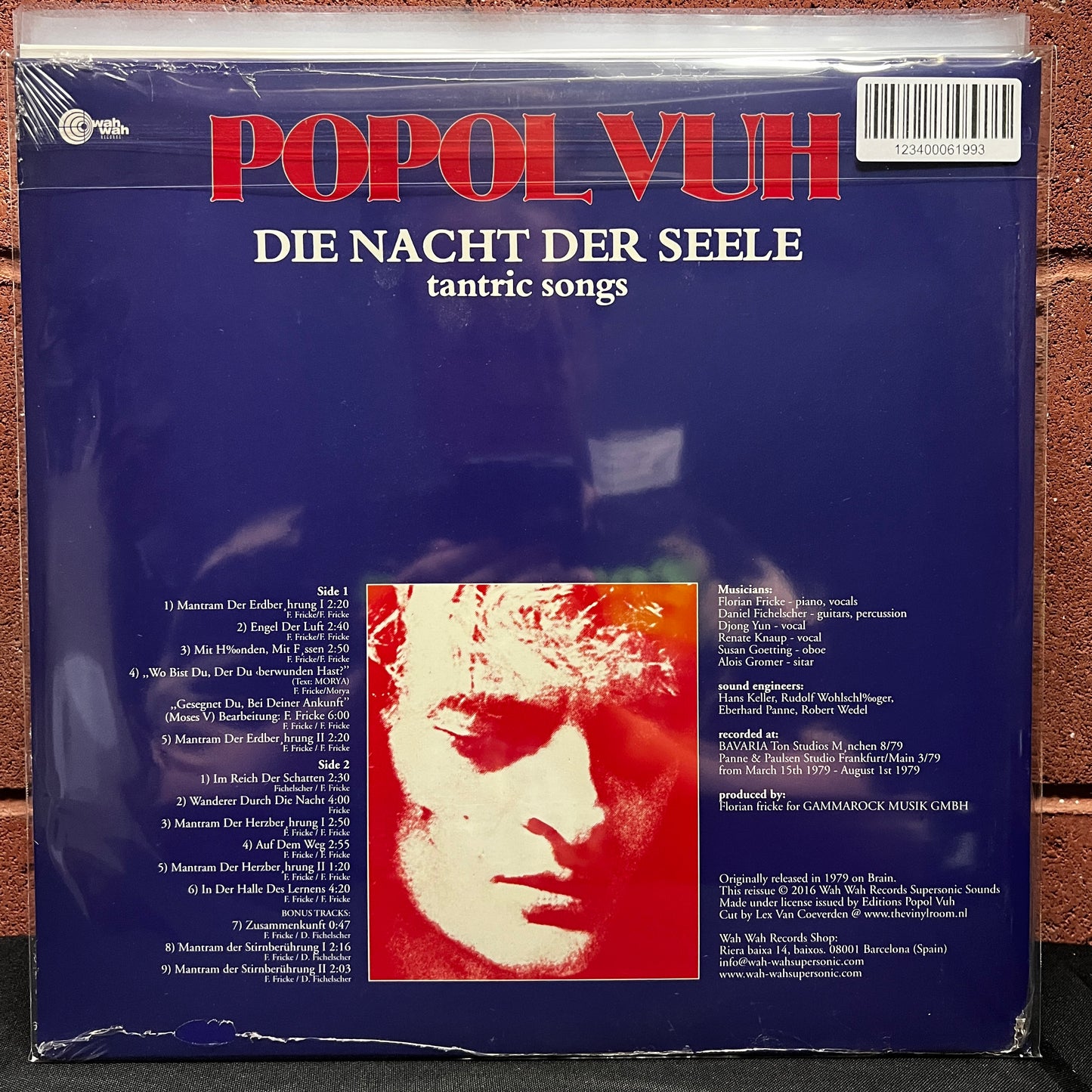 Used Vinyl: Popol Vuh "Die Nacht Der Seele - Tantric Songs" LP (Sealed 2017 Spanish pressing)