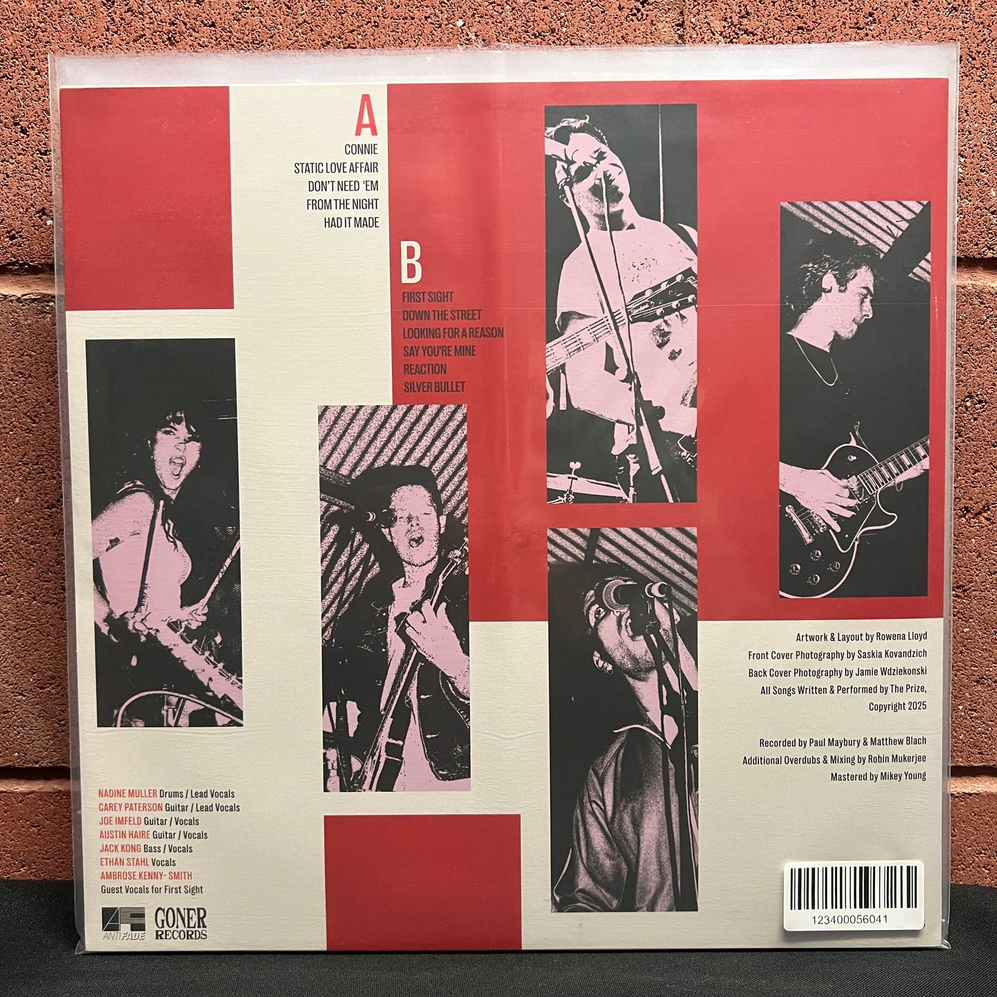 Used Vinyl: The Prize "In The Red" LP (Bone White Vinyl)