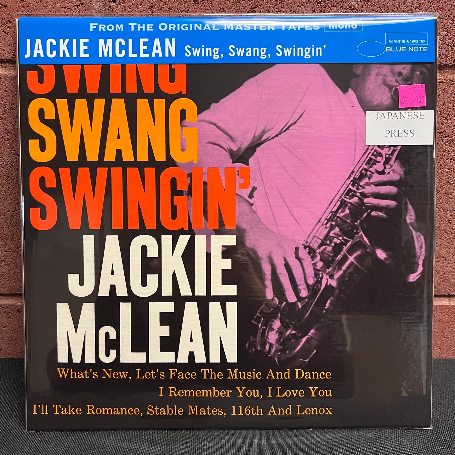 Used Vinyl: Jackie McLean "Swing, Swang, Swingin'" LP (Japanese Press)