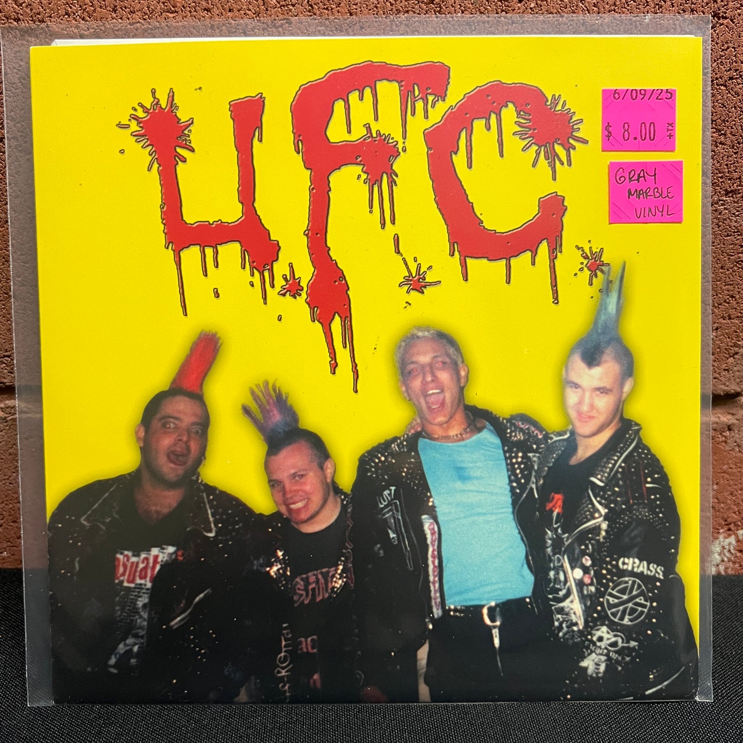 Used Vinyl: U.F.C. "U.F.C." 7" (Gray Marble Vinyl)