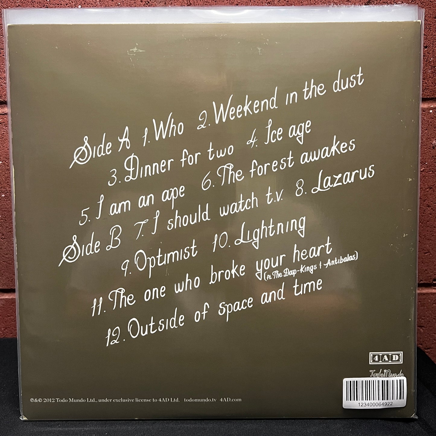 Used Vinyl: David Byrne & St. Vincent "Love This Giant" LP (2012 Press)