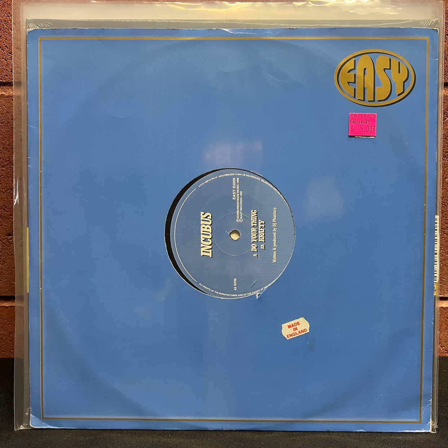 Used Vinyl: Incubus "Do Your Thing / Krafty" 12"