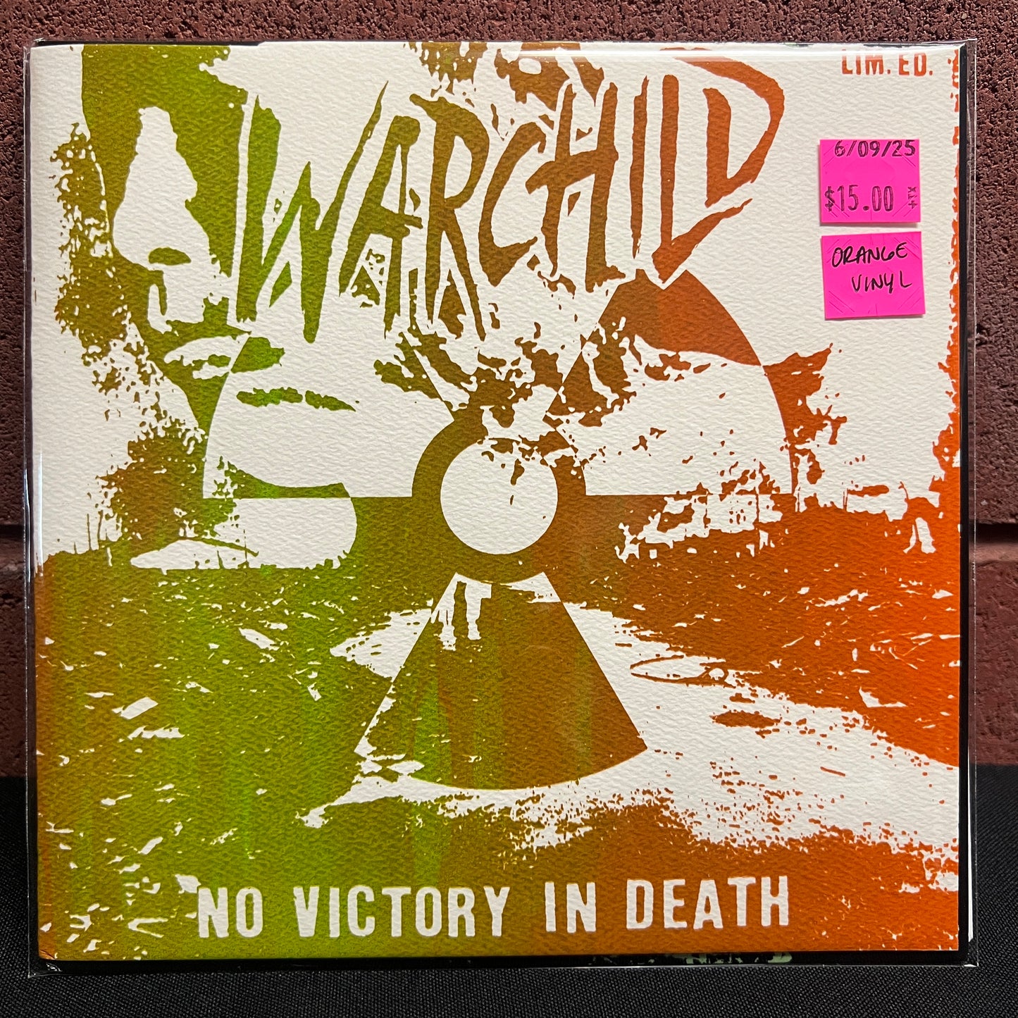Used Vinyl: Warchild "No Victory In Death" 7" (Orange Vinyl)