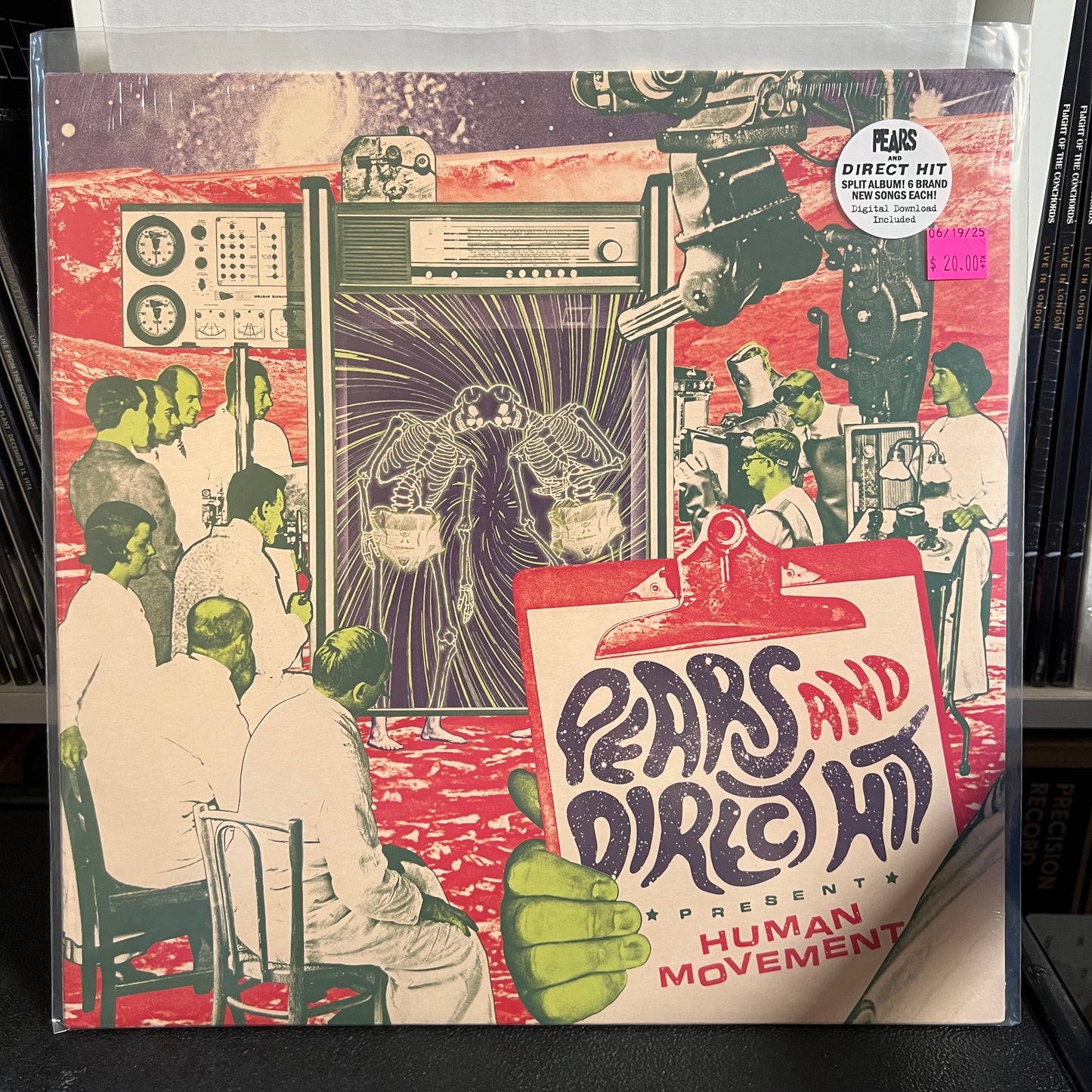Used Vinyl: Pears / Direct Hit "Human Movement" LP