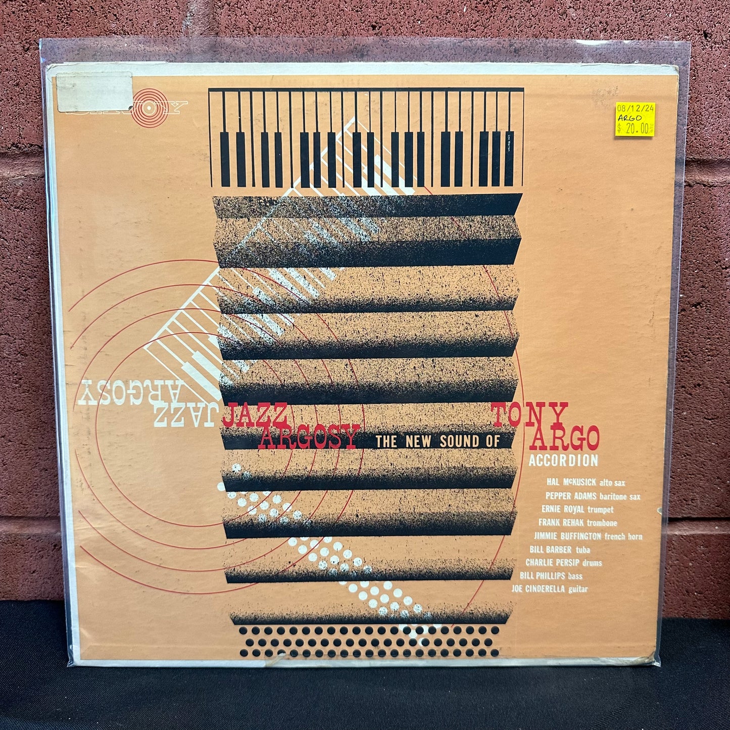 Used Vinyl: Tony Argo "Jazz Argosy - The Jazz Accordion Of Tony Argo" LP