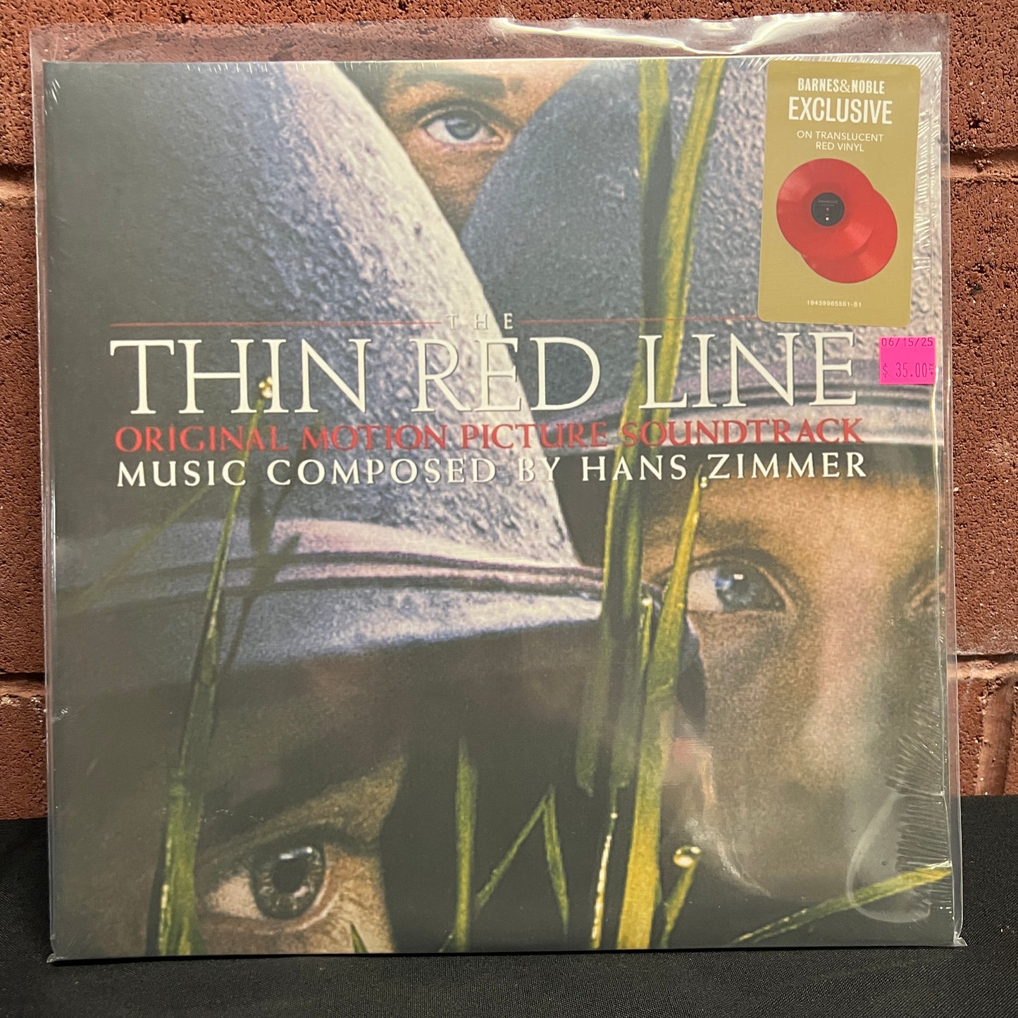 Used Vinyl: Hans Zimmer "The Thin Red Line" 2xLP (Red Vinyl)