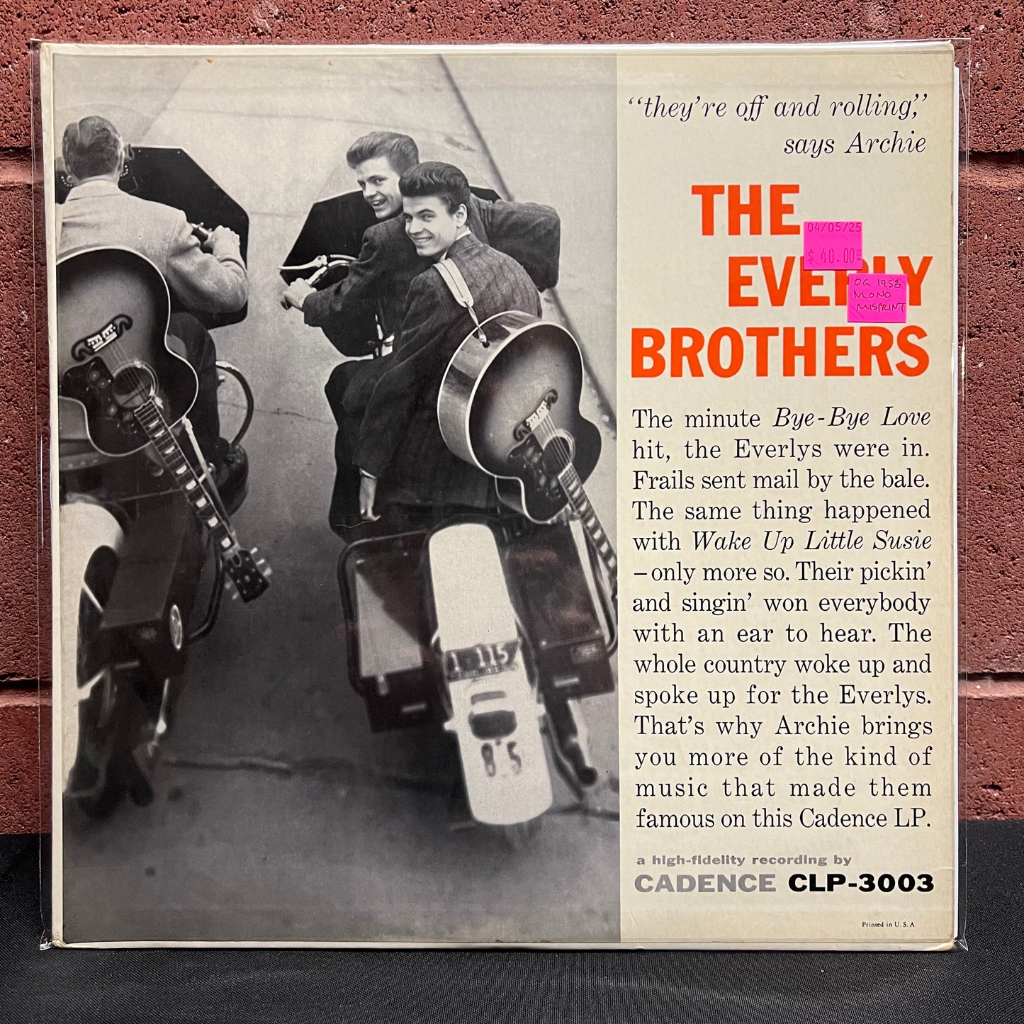 Used Vinyl: The Everly Brothers "S/T" LP