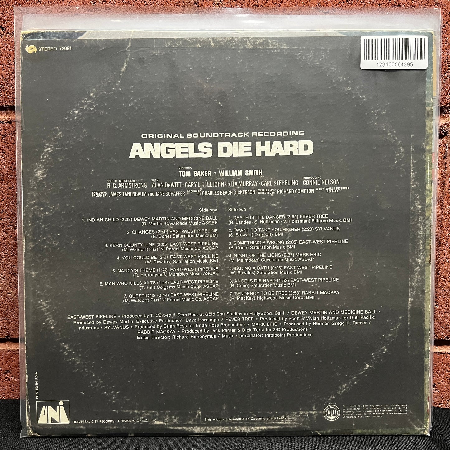 Used Vinyl: V/A - "Angels Die Hard (Original Soundtrack Recording)" LP (1971 Press)