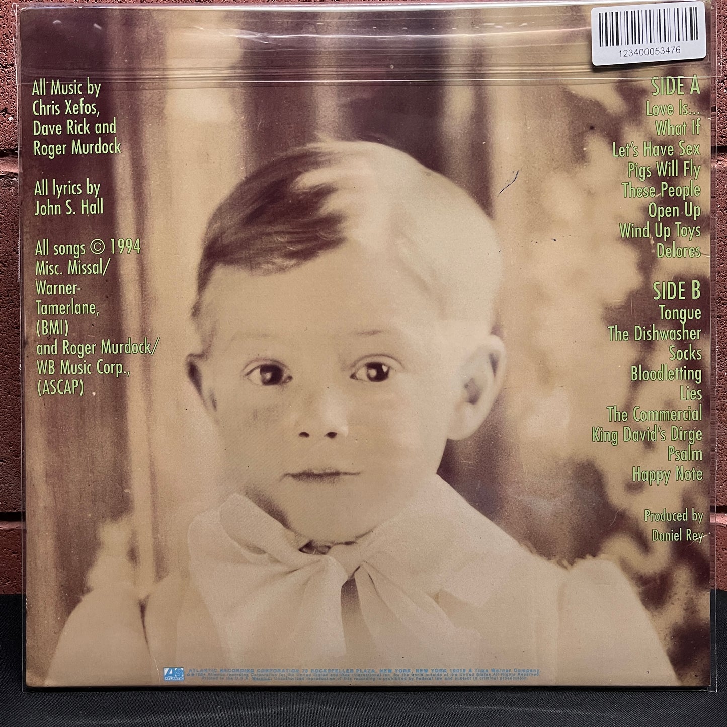 Used Vinyl: King Missile "King Missile" LP (1994 Pressing, Green vinyl)