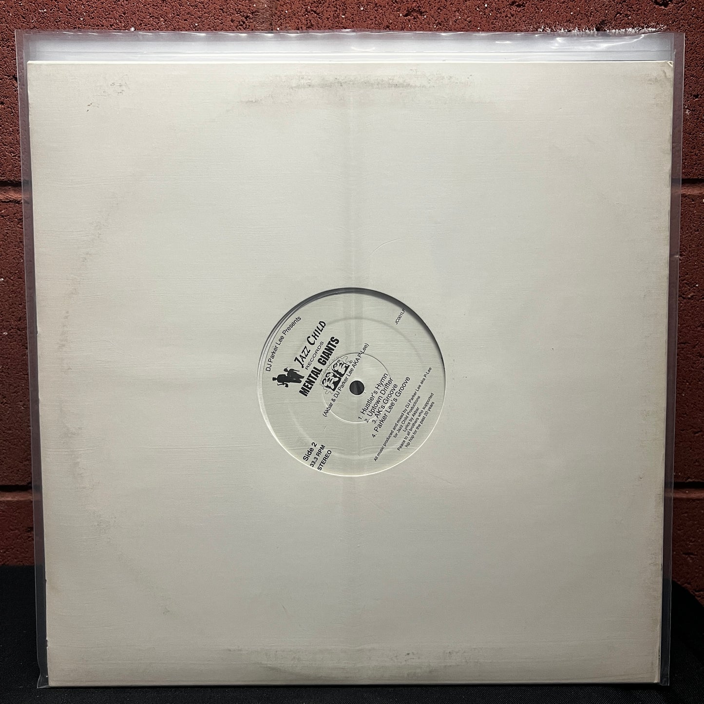 Used Vinyl: Cold Crush Brothers / Mental Giants "Can't Do Me Nada / Hustler's Hymn" 12" (1996 Press)