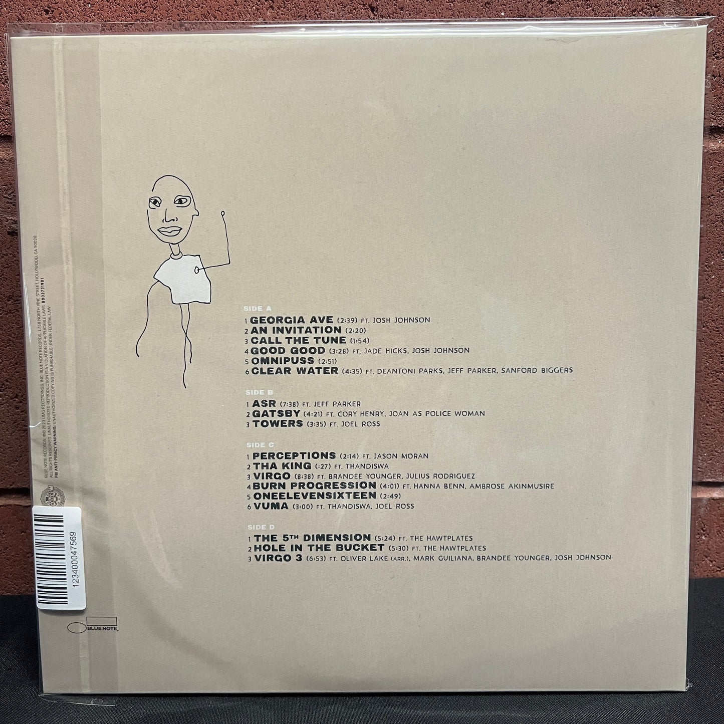 Used Vinyl: Meshell Ndegeocello "The Omnichord Real Book" 2xLP (Clear Vinyl)