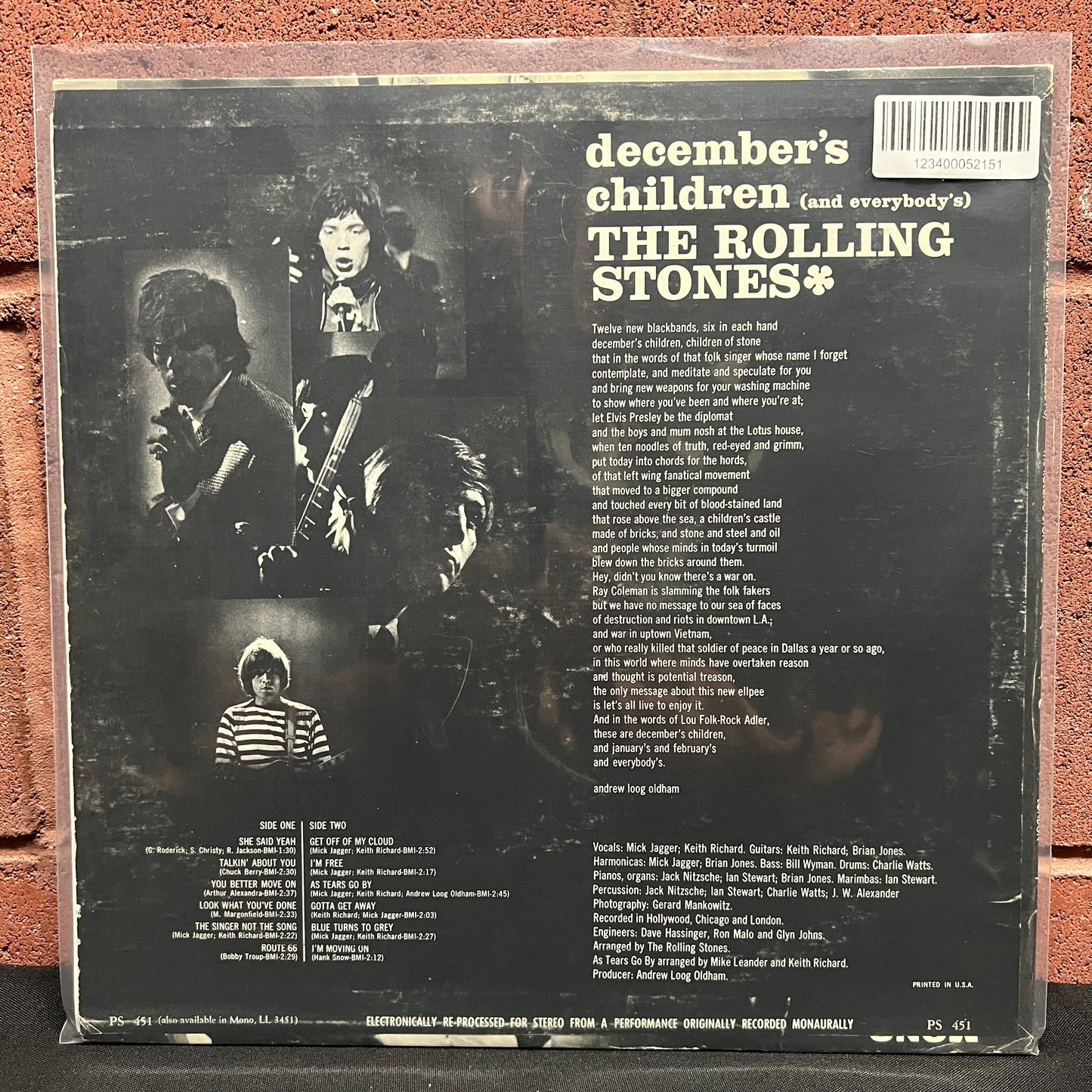 Used Vinyl: The Rolling Stones "December's Children (And Everybody's)" LP