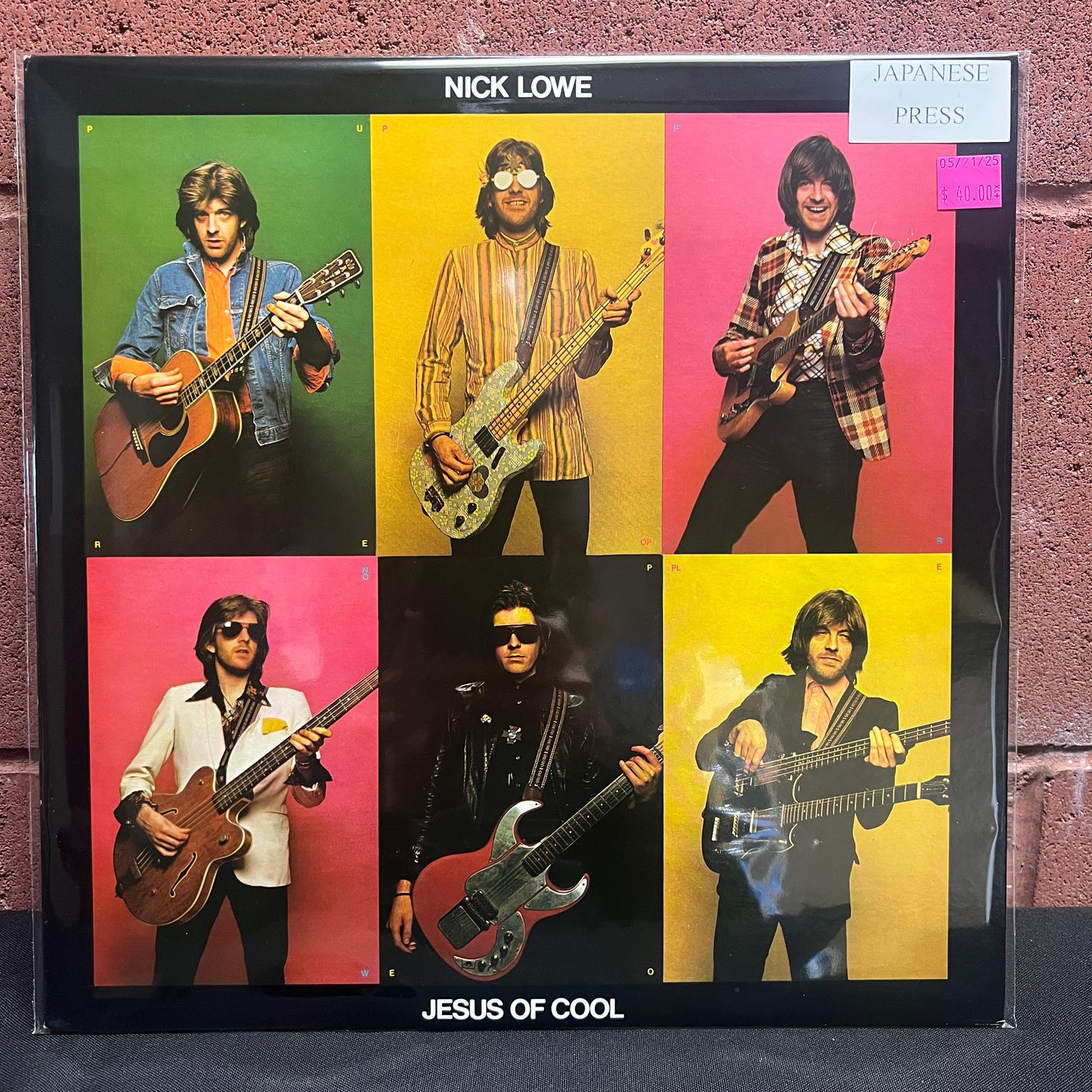 Used Vinyl: Nick Lowe "The Jesus Of Cool" LP (Japanese Press)