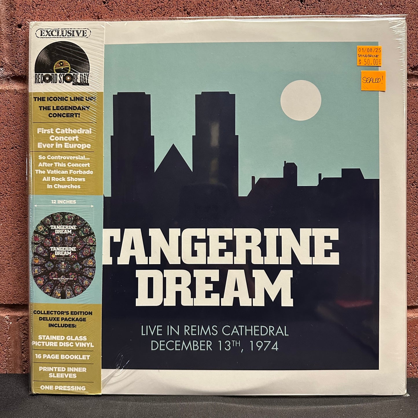 Used Vinyl: Tangerine Dream "Live In Reims Cathedral December 13th, 1974" 2xLP (Limited Edition, Picture Disc)