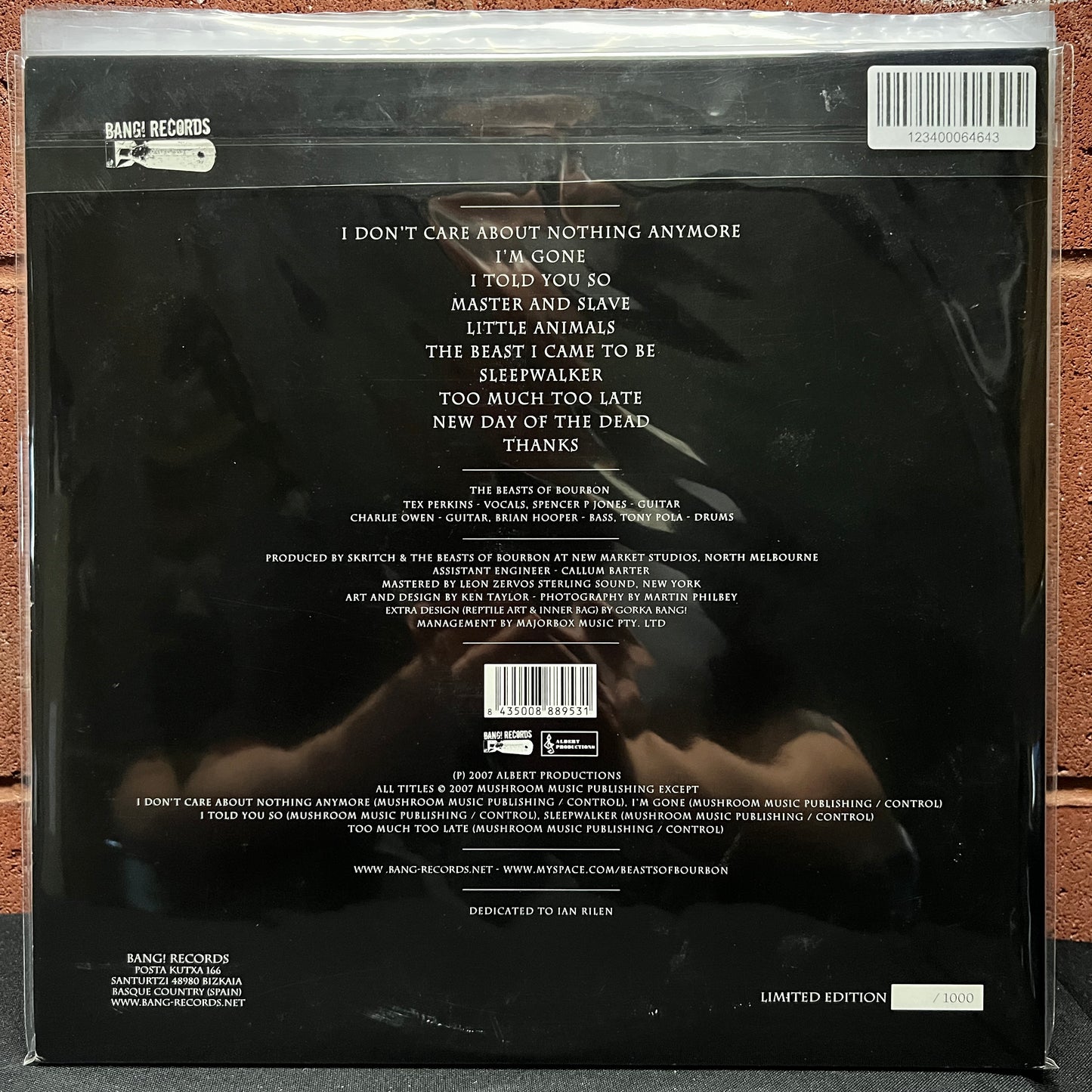 Used Vinyl: The Beasts Of Bourbon "Little Animals" LP (2007 Press)
