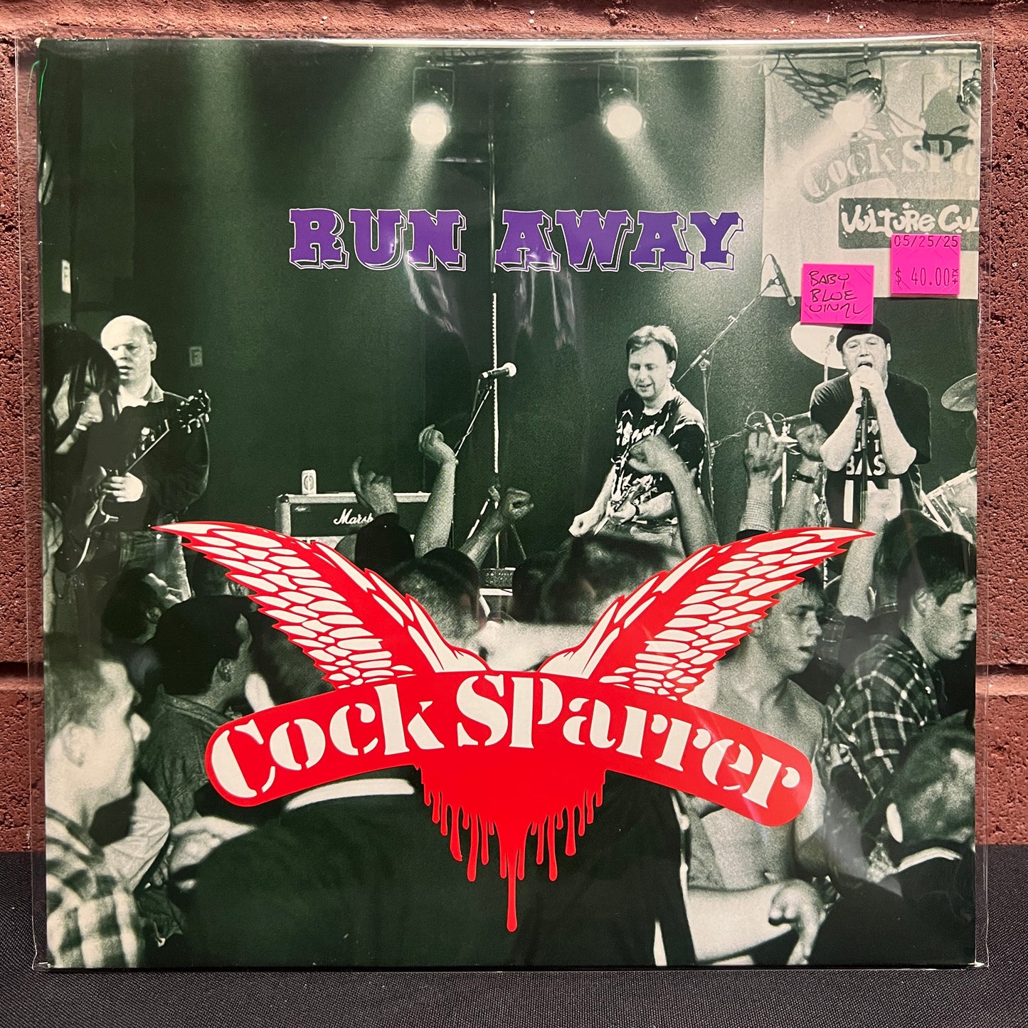 Used Vinyl: Cock Sparrer "Run Away" 10" (Blue Vinyl Press)