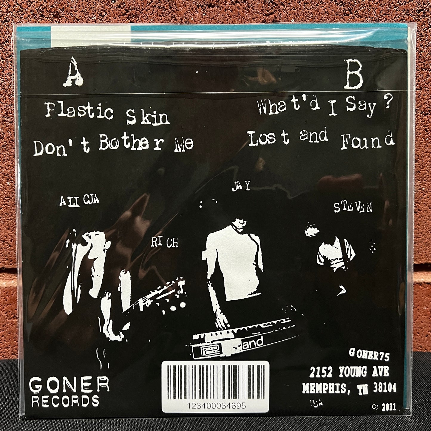 Used Vinyl: Lost Sounds "Plastic Skin" 7" (2011 Press)