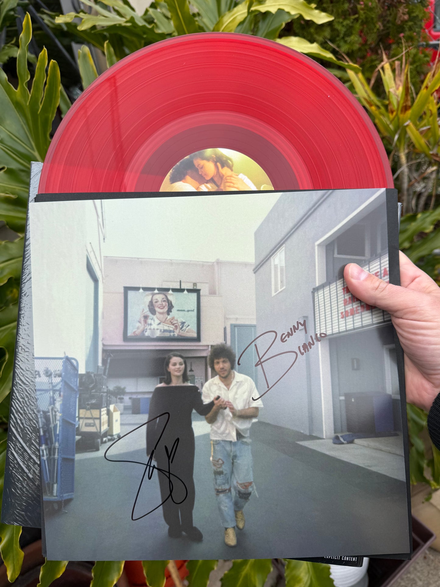 Selena Gomez & Benny Blanco "I Said I Love You First" LP (SIGNED INSERT & Candy Cane Red Vinyl)