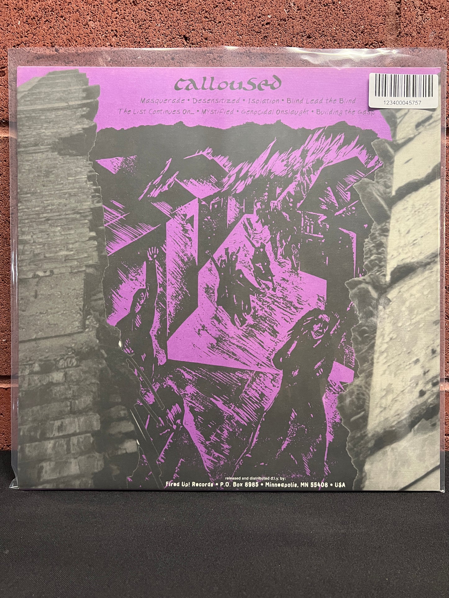 Used Vinyl: Calloused "The Masquerade" LP