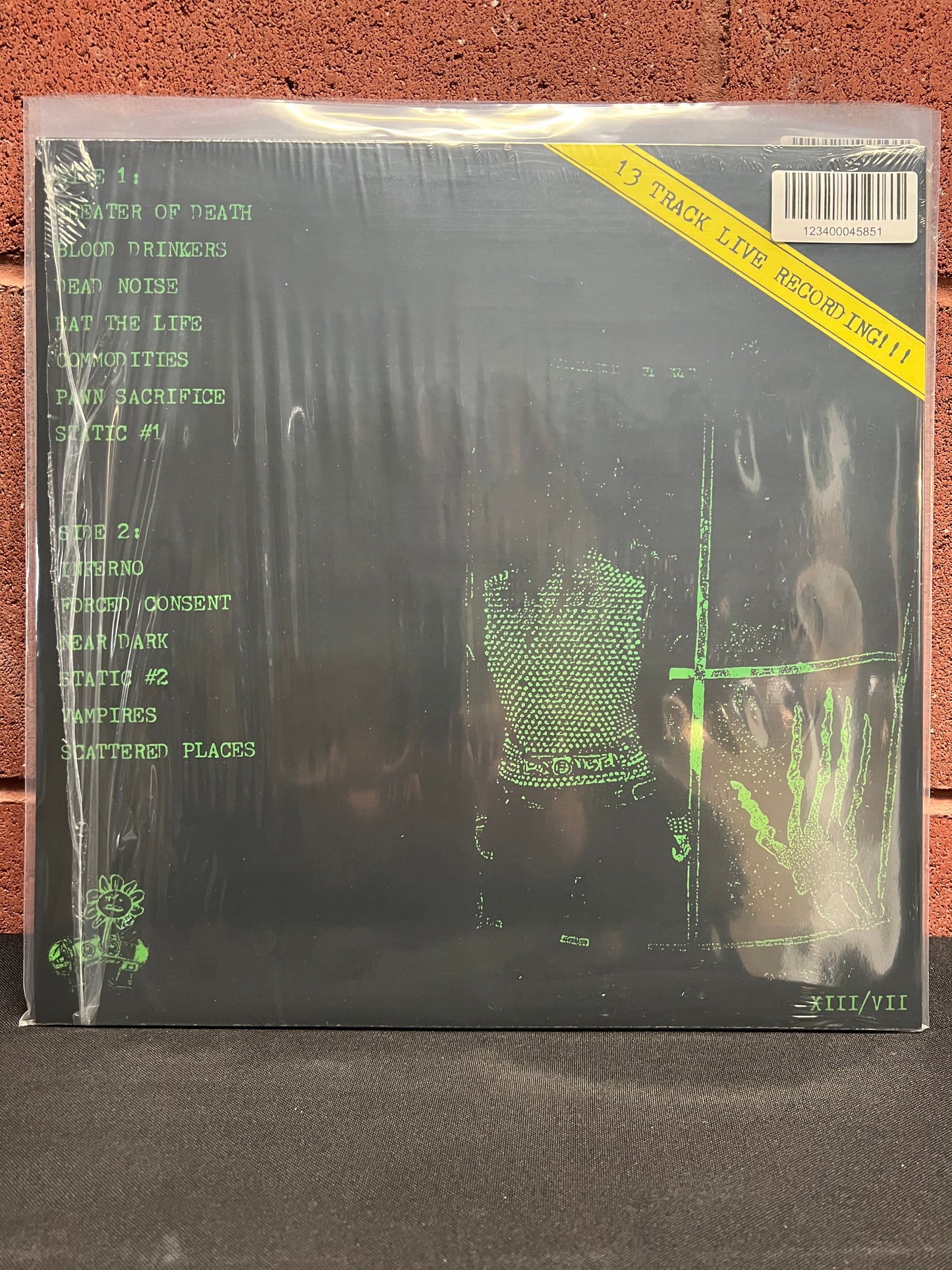 Used Vinyl: Lebenden Toten "Synaptic Noise Dissiciation" LP (Clear w/Green, Red & Yellow Splatter Vinyl)