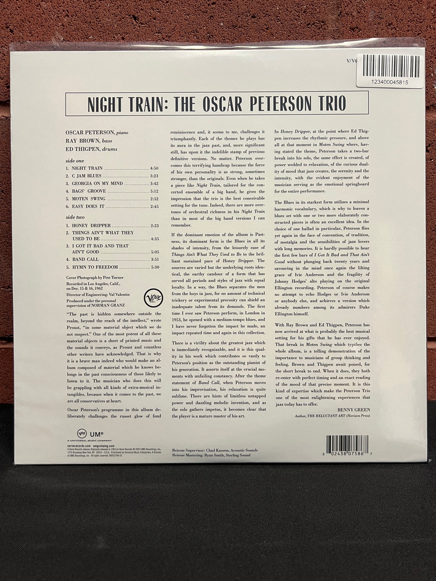 Used Vinyl: The Oscar Peterson Trio "Night Train" LP